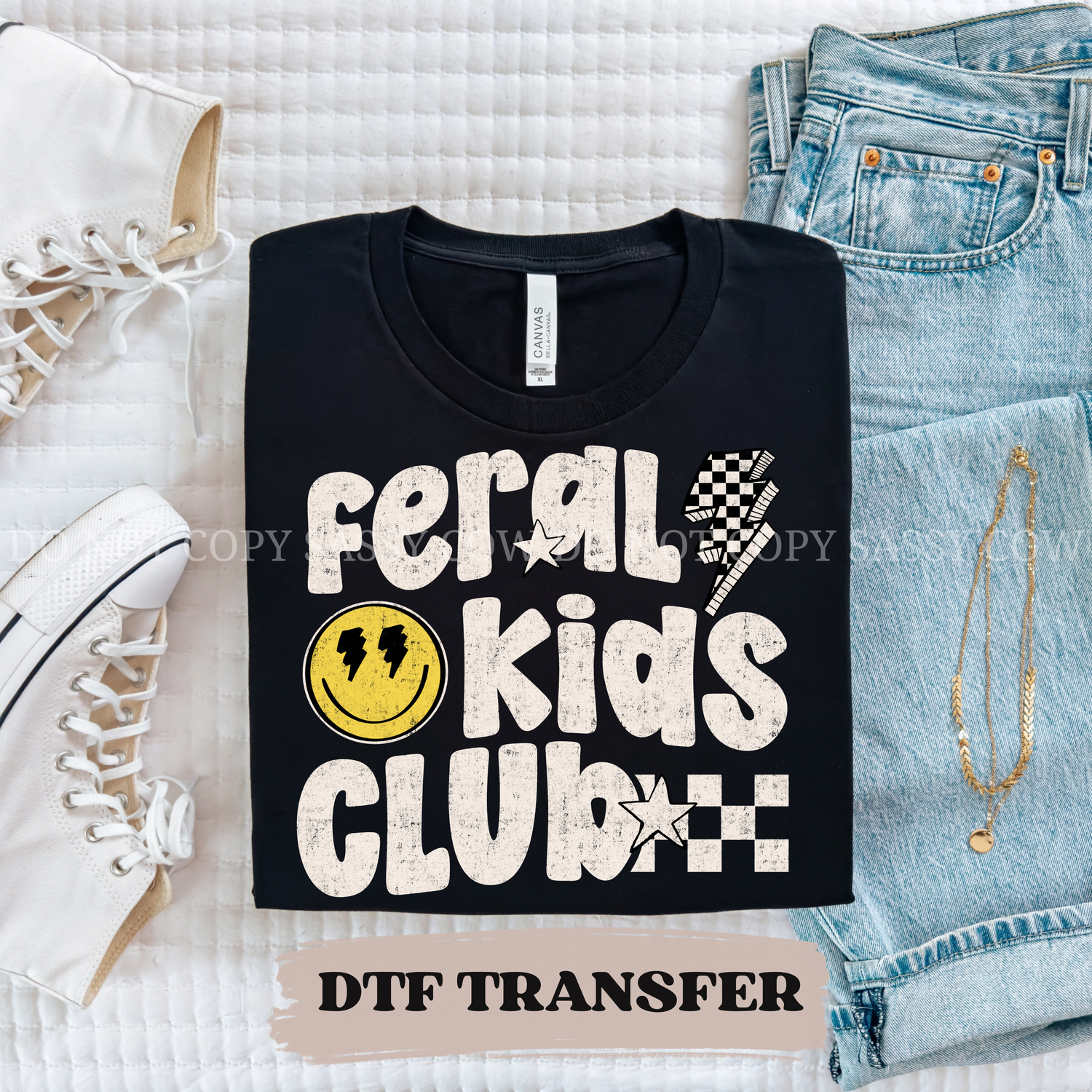FERAL KIDS CLUB - DTF TRANSFER 0428
