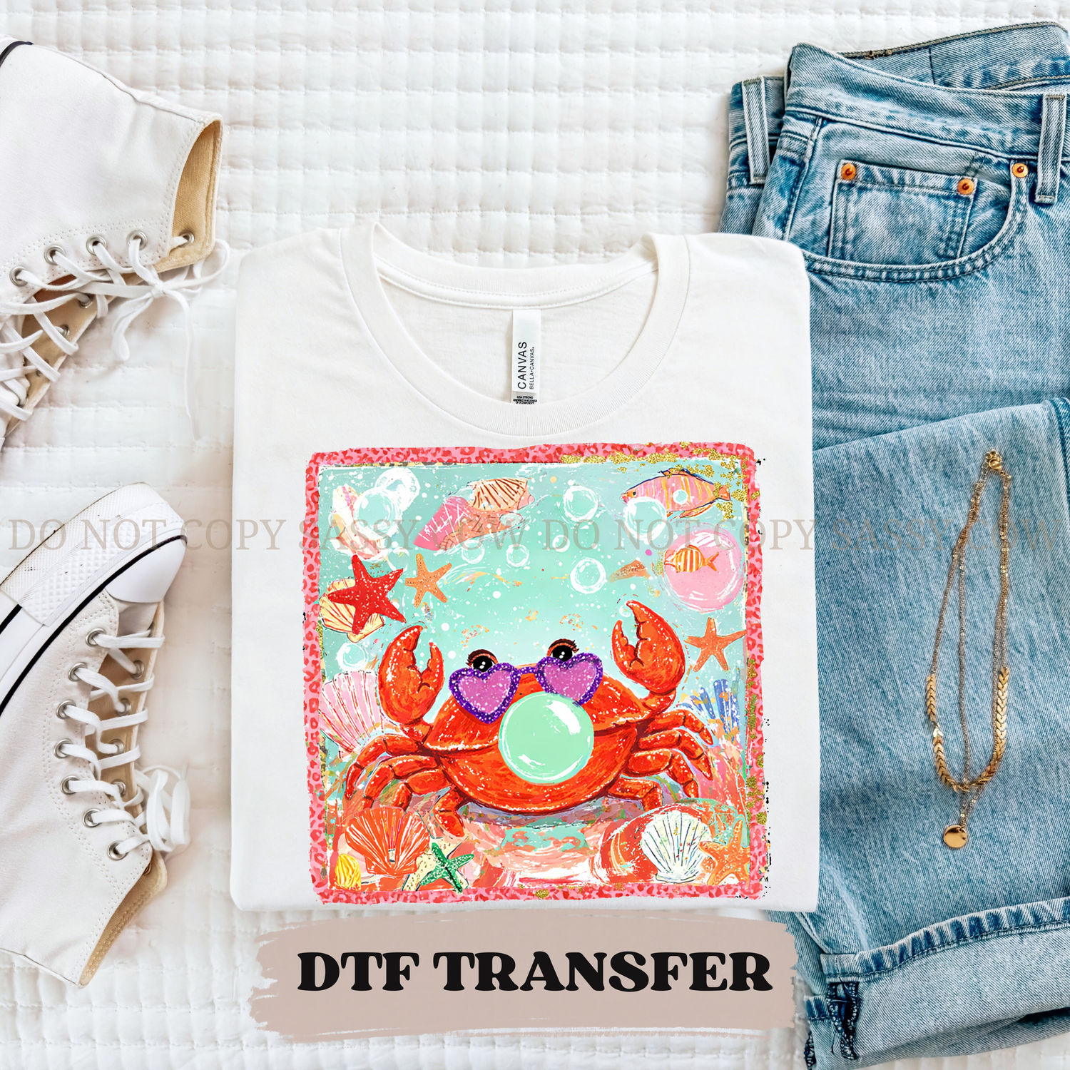 THE LITTLE CRAB - DTF TRANSFER 0432