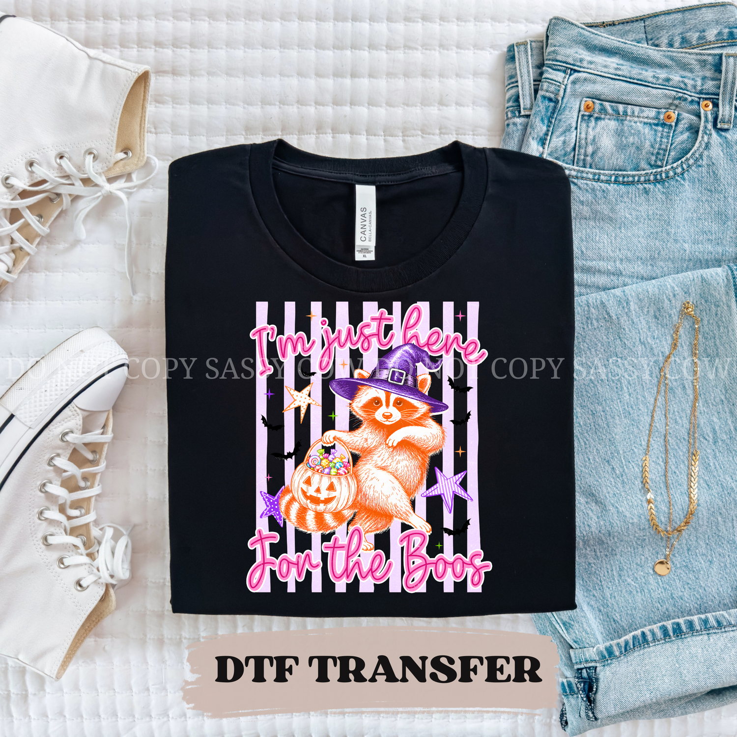 IM JUST HERE FOR THE BOOS- DTF TRANSFER 0465