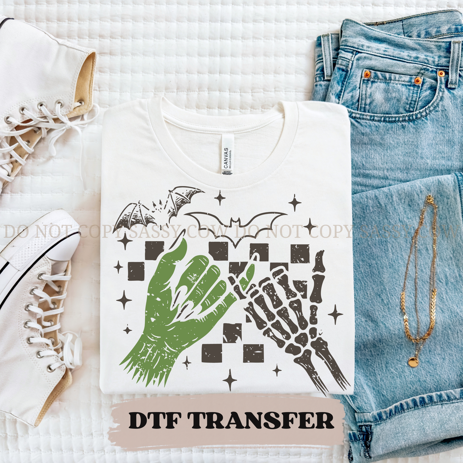 VIBIN' WITH MY DEMONS - DTF TRANSFER 0449