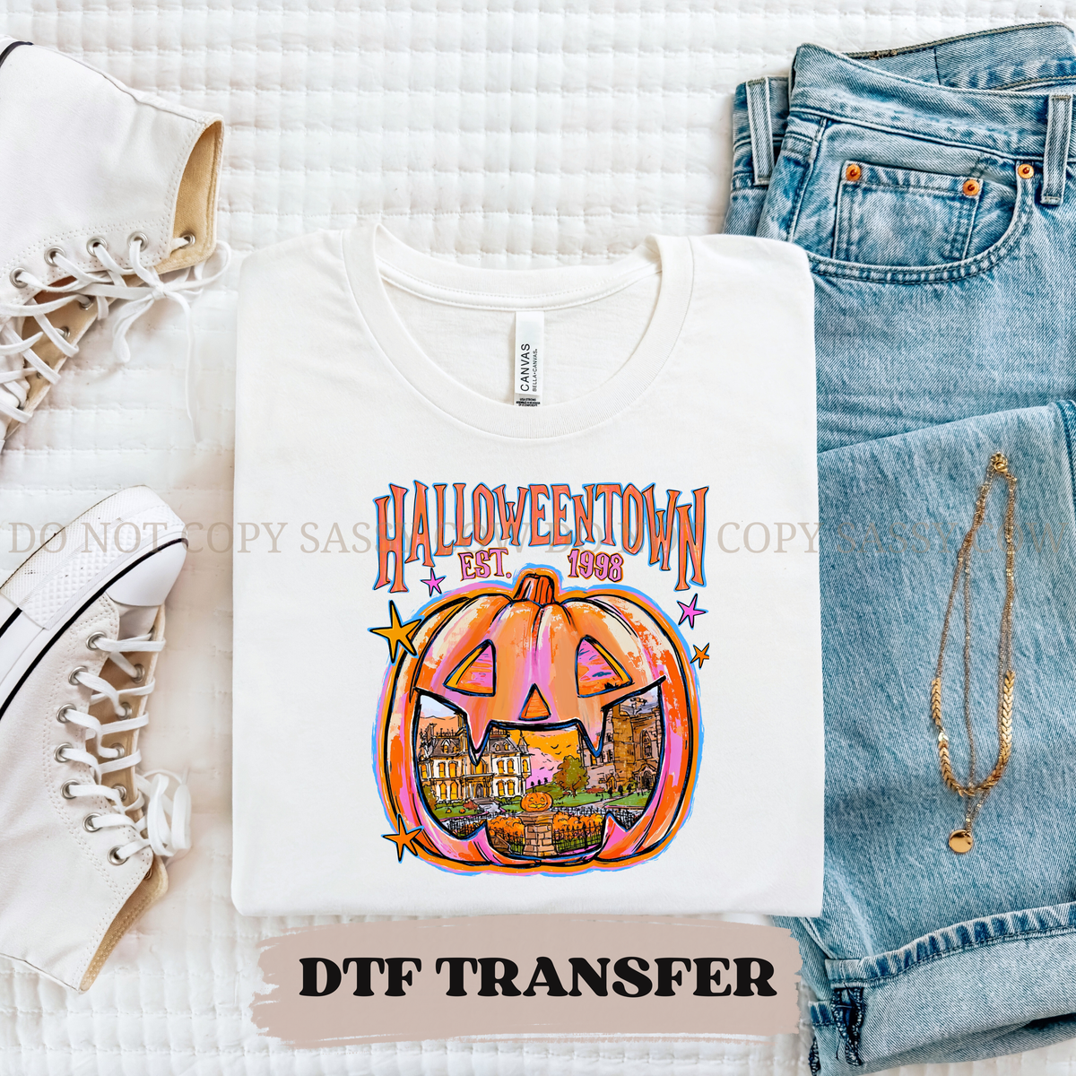 PUMPKIN TOWN - DTF TRANSFER 0438