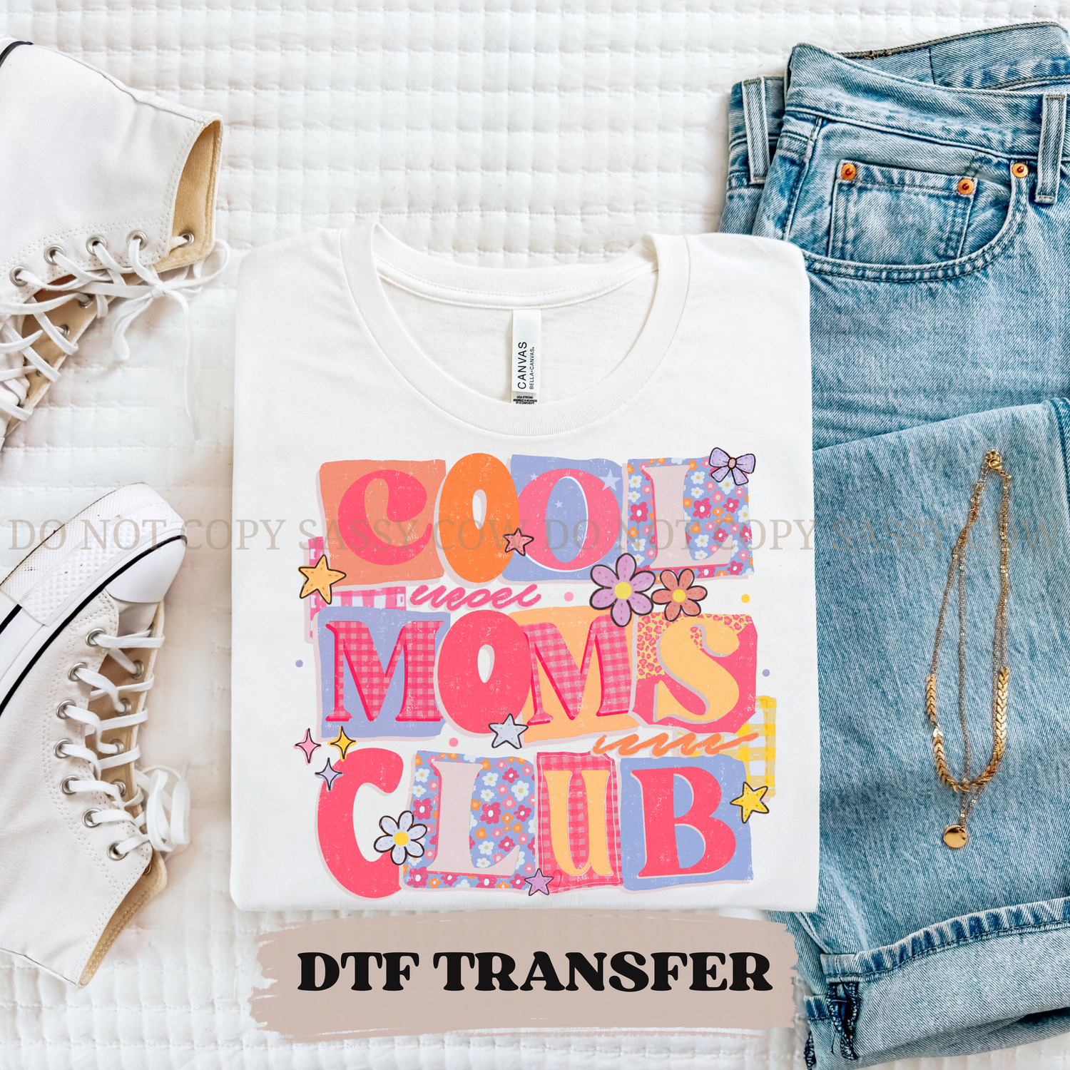COOL MOMS CLUB - DTF TRANSFER 0288