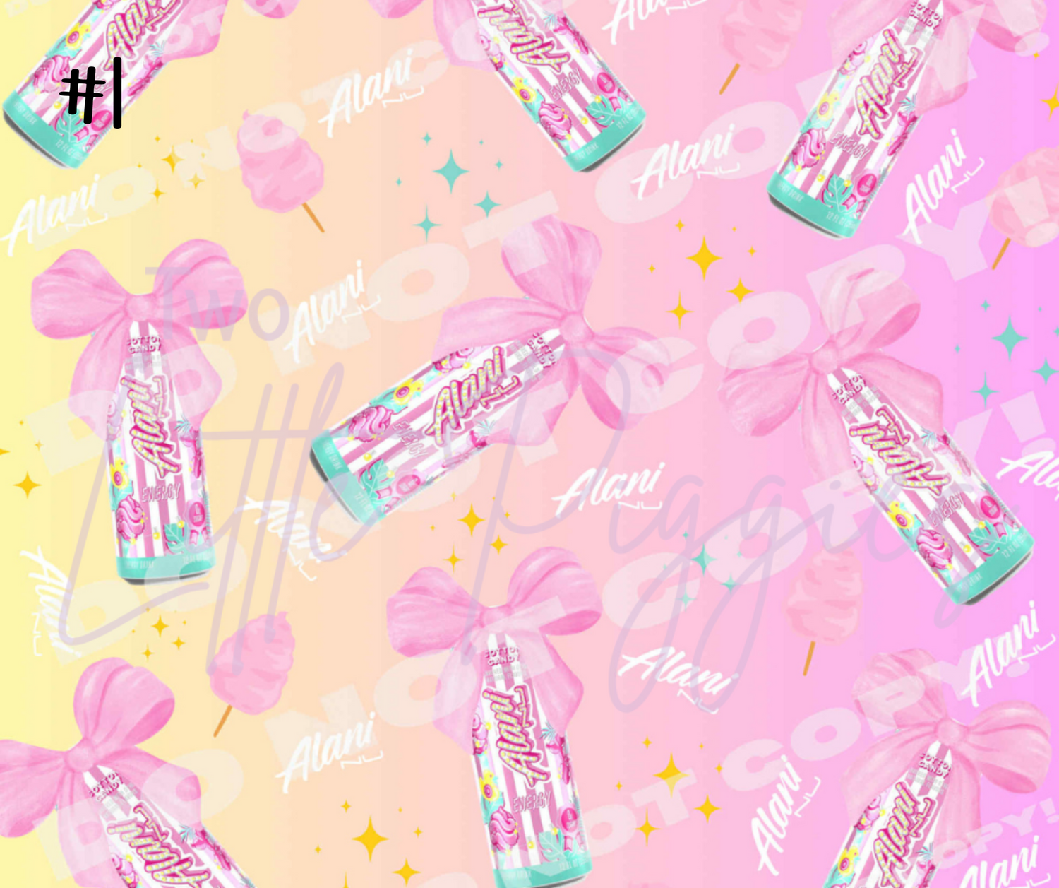 Printed Vinyl - Alani Cotton Candy Collection