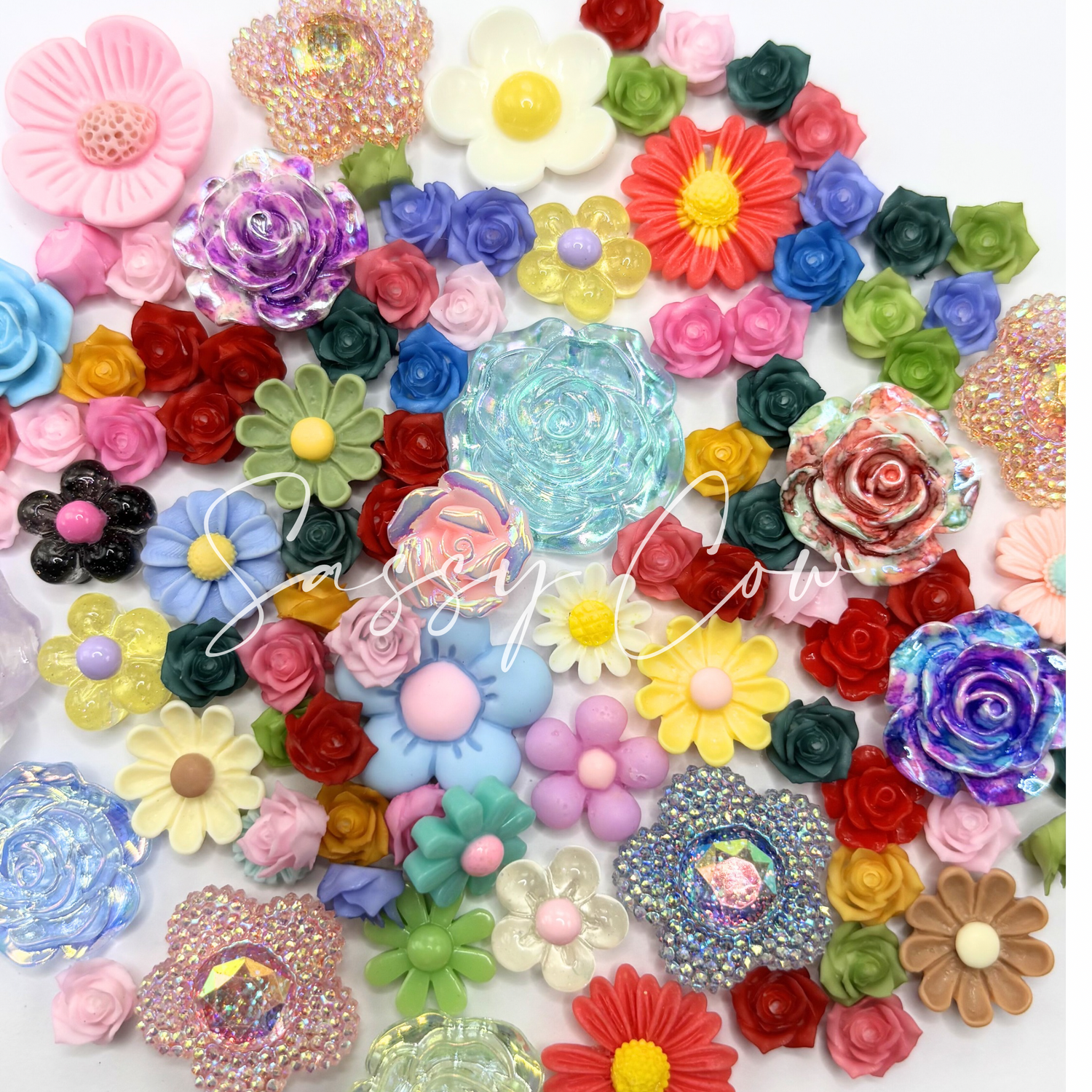 SMALL FLOWER CHARMS (2oz Bag)
