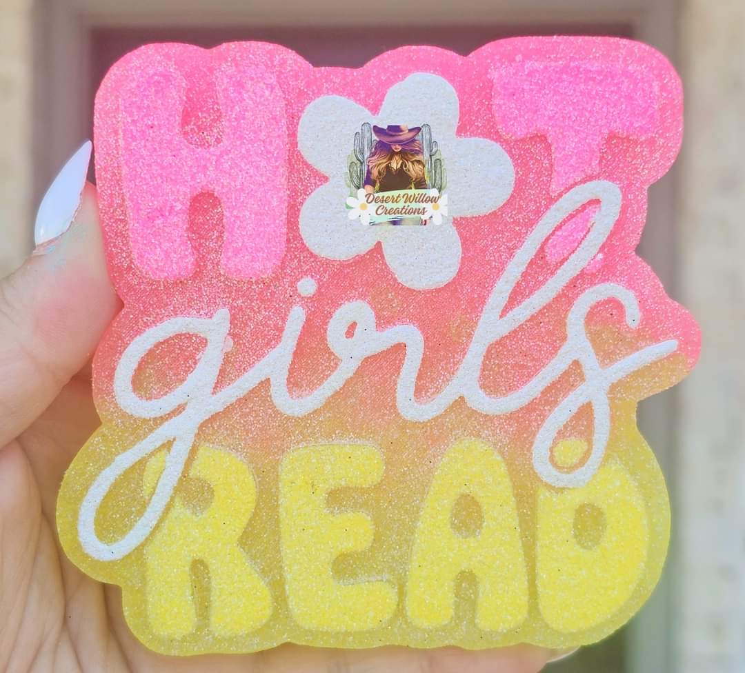 Hot Girls Read silicone mold