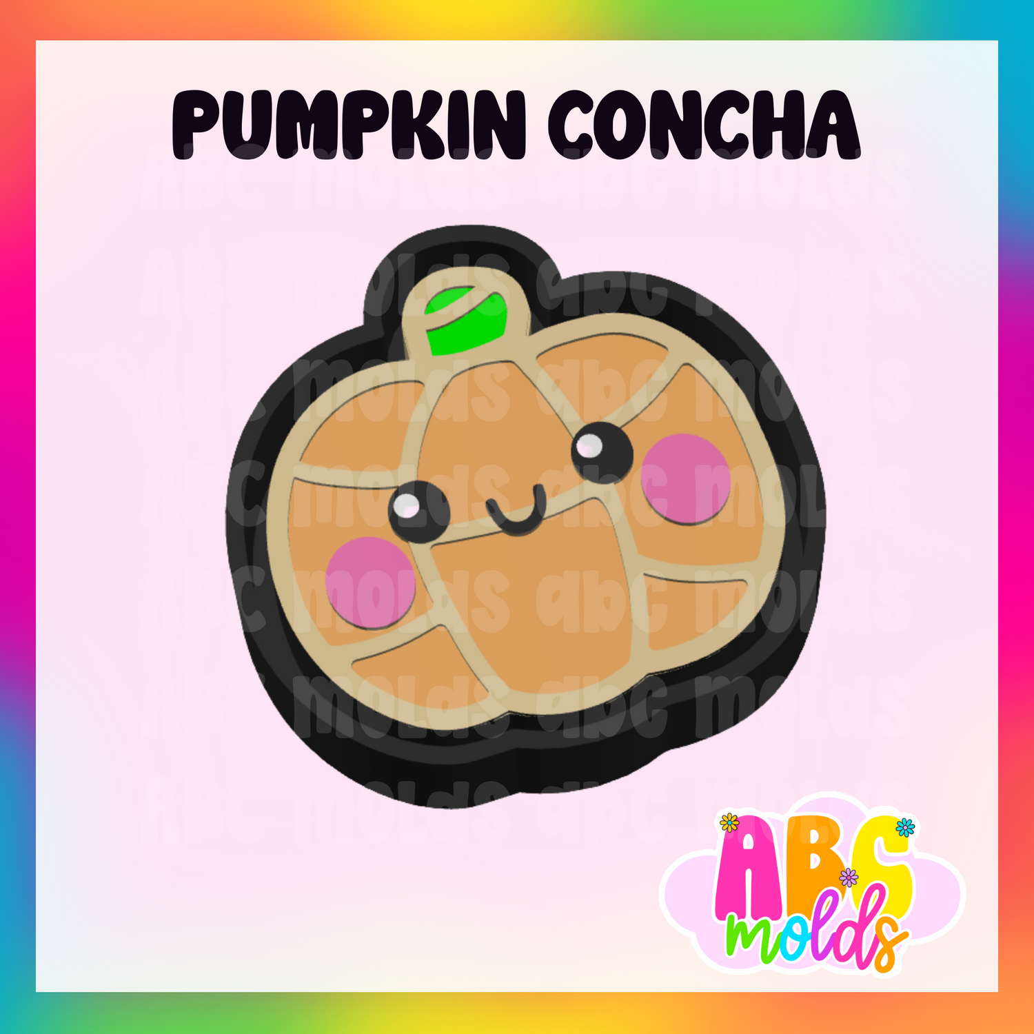 Concha Pumpkin Silicone Freshie Mold