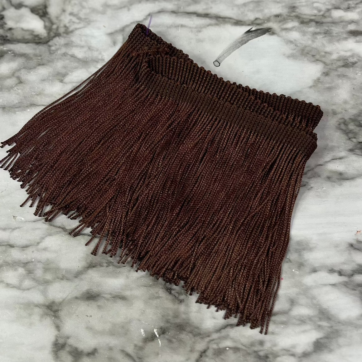 MOCHA FRINGE 4"