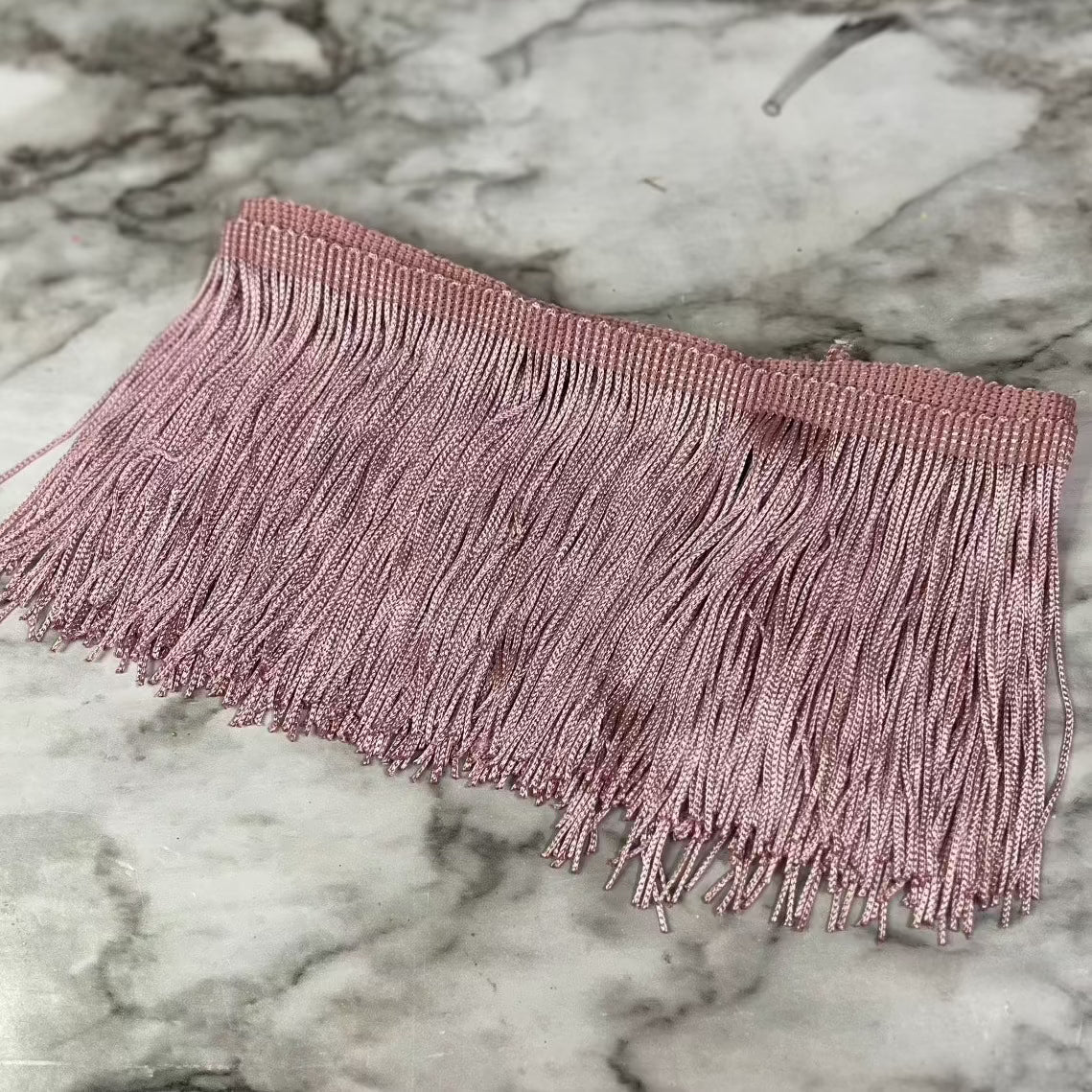 MAUVE FRINGE 4"