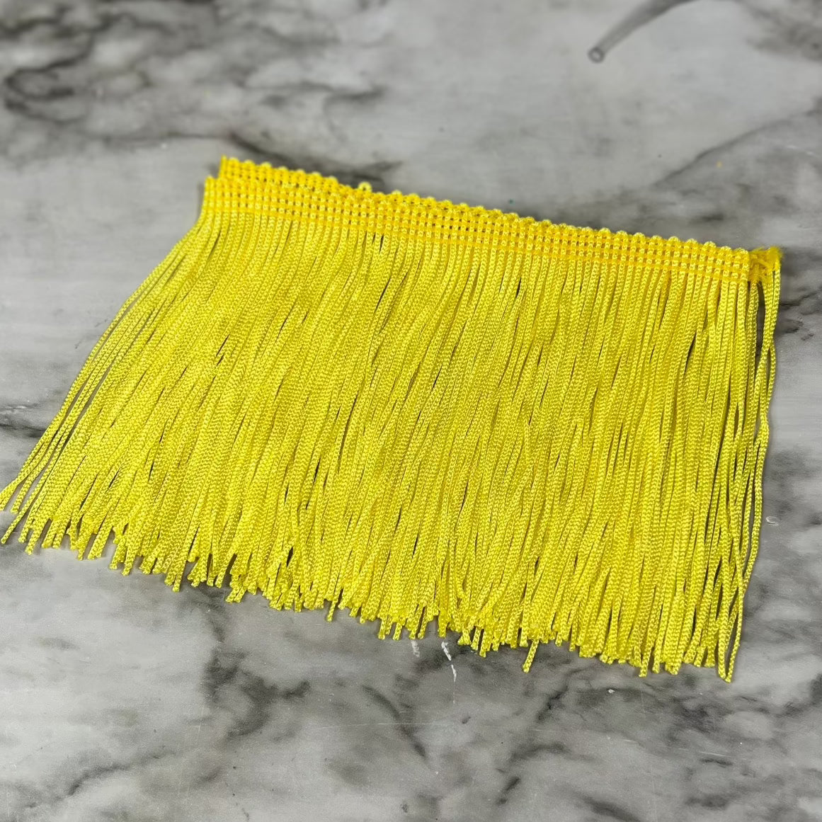 YELLOW FRINGE 4"