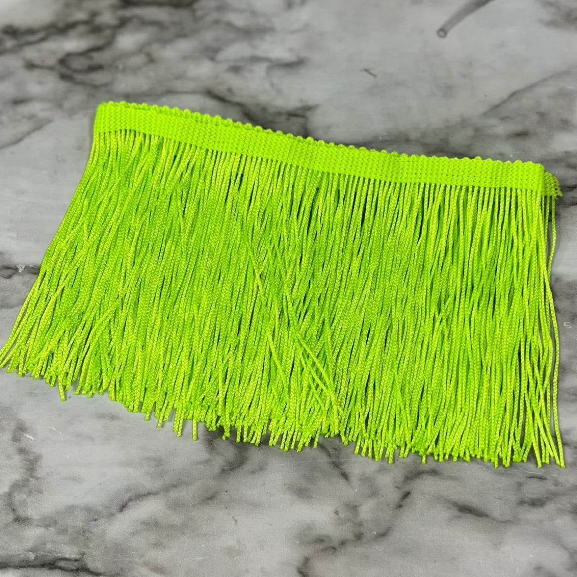 CHARTREUSE FRINGE 4"