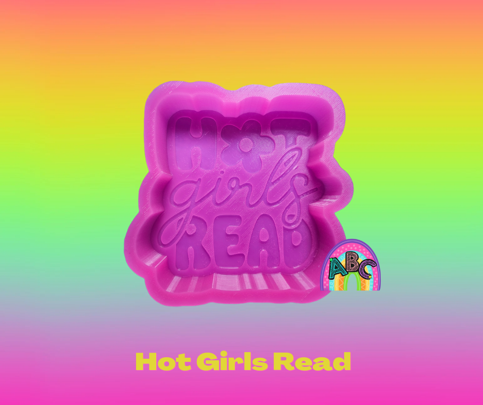 Hot Girls Read silicone mold
