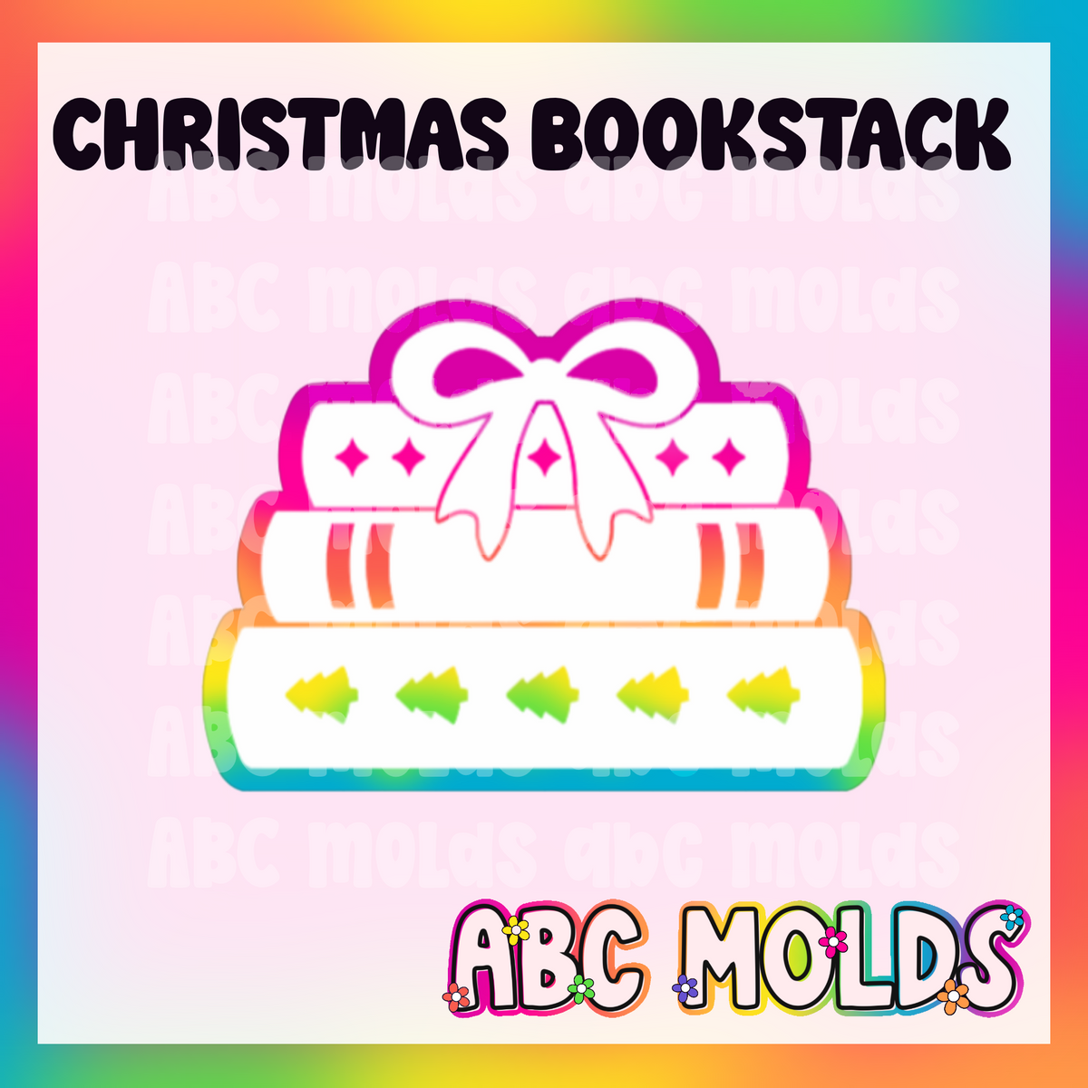 Christmas Books Silicone Freshie Mold
