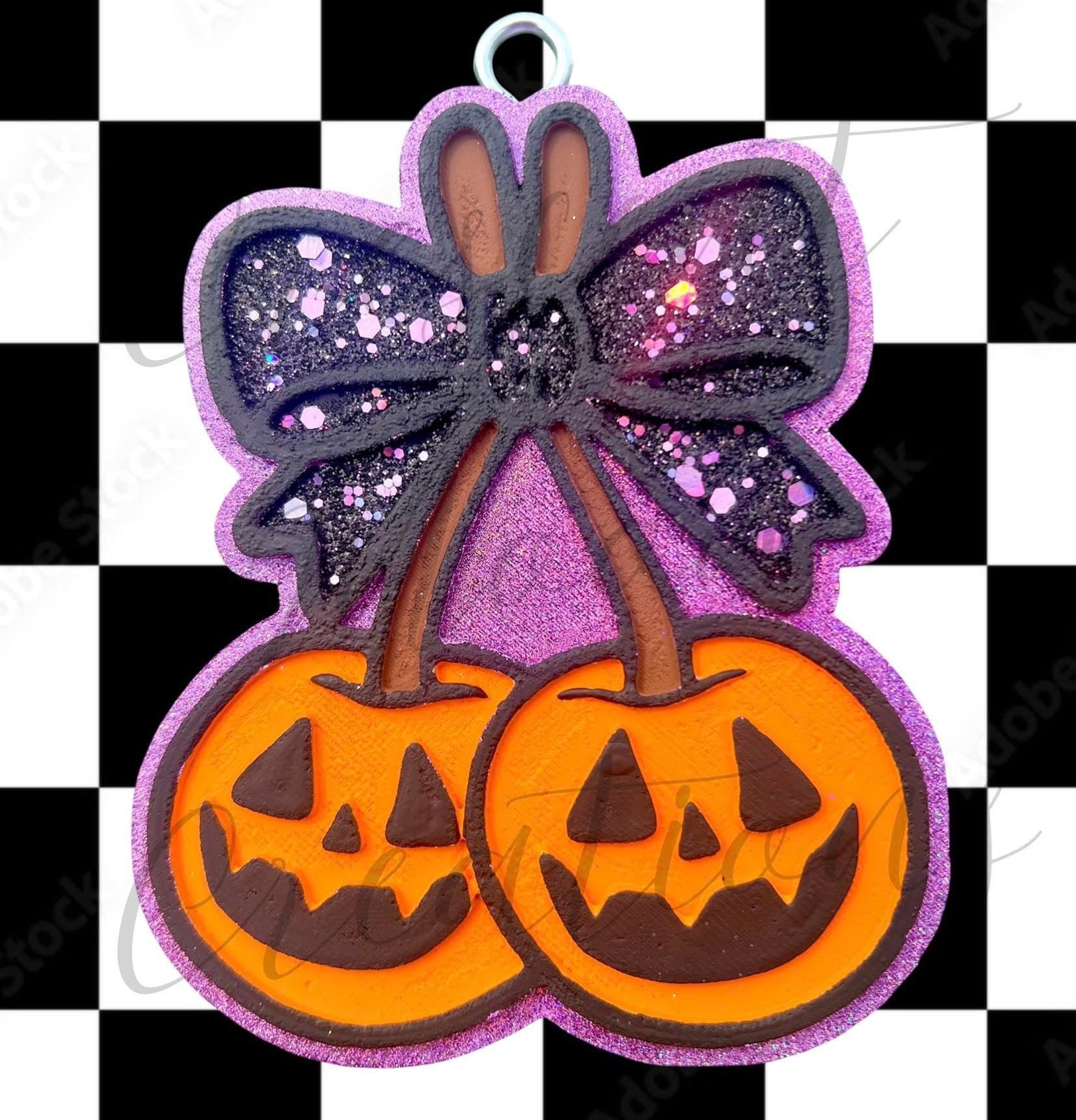 Pumpkin cherries silicone freshie mold
