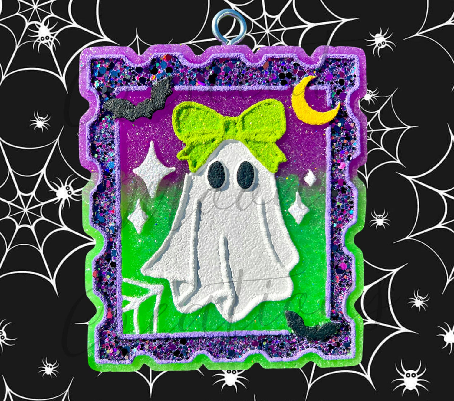 Ghost stamp silicone freshie mold