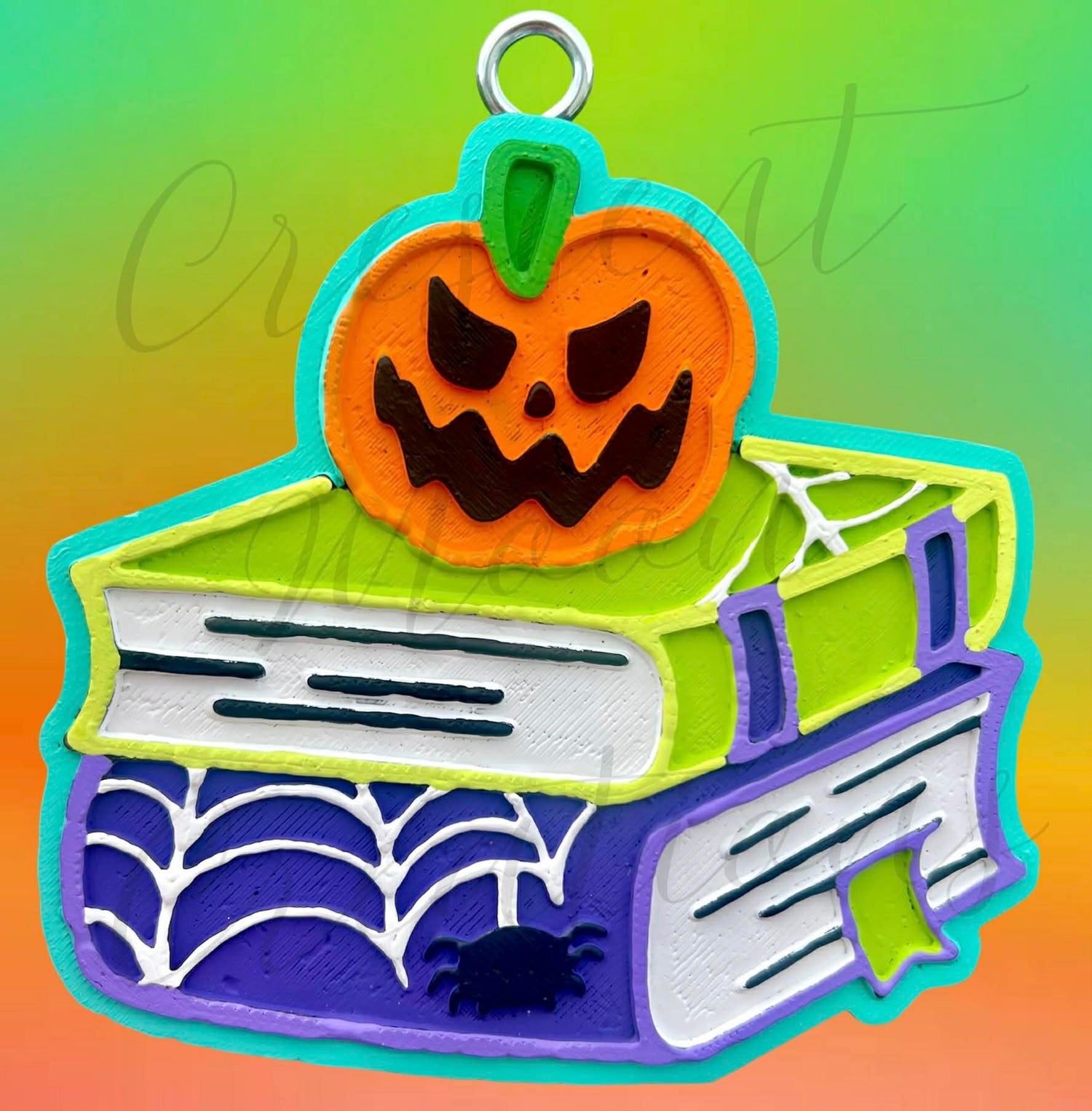 Halloween Bookstack silicone freshie mold