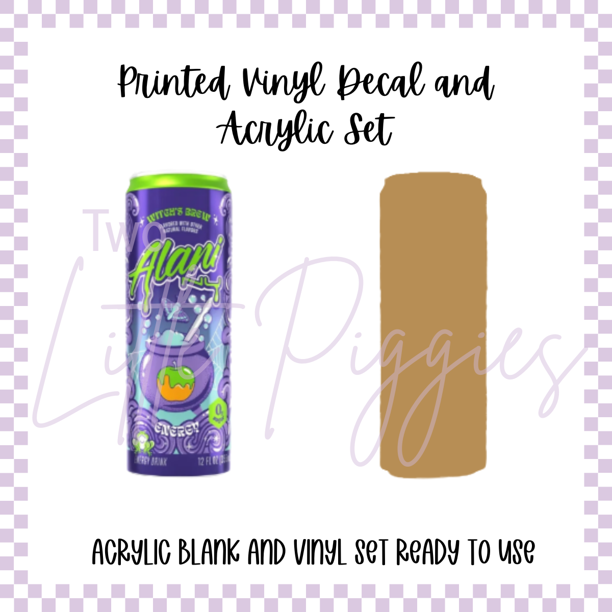 Printed Vinyl and Acrylic Set - Alani Nu - Witch's Brew