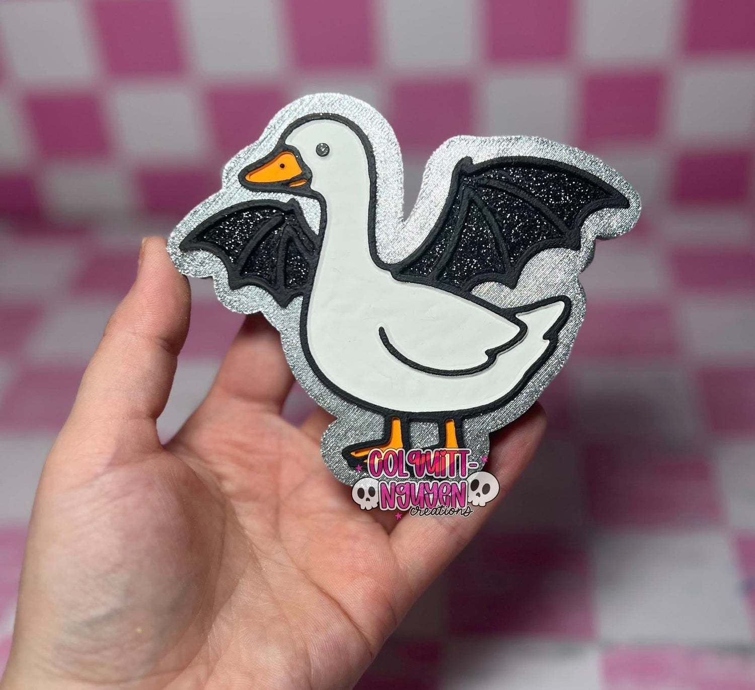 Bat Goose Silicone Freshie Mold