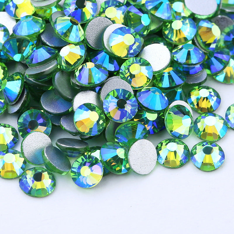 Lt Emerald AB FLATBACK RHINESTONES