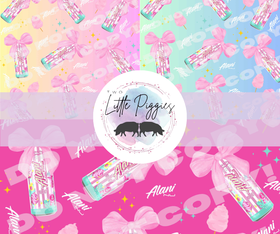 Printed Vinyl - Alani Cotton Candy Collection