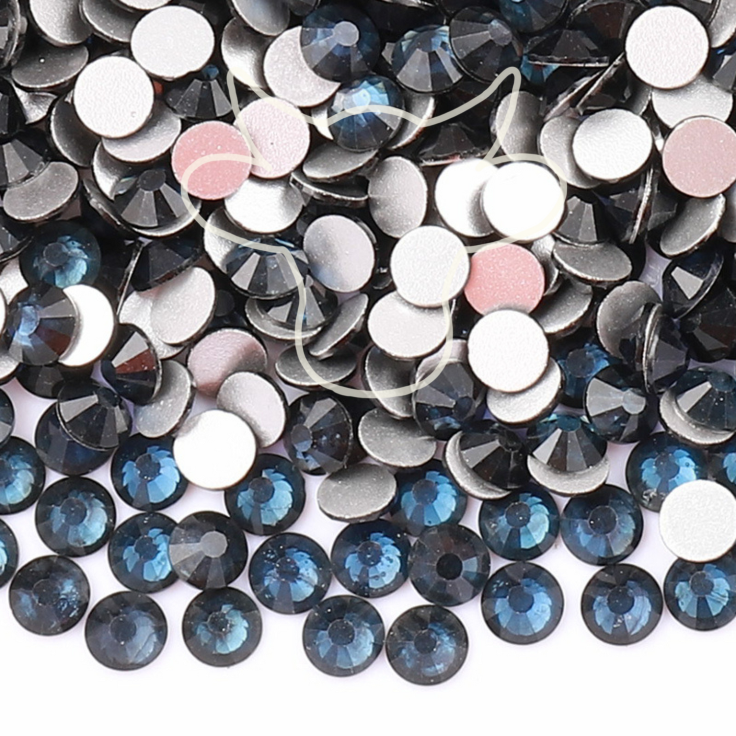 MONTANA GLASS FLATBACK RHINESTONES