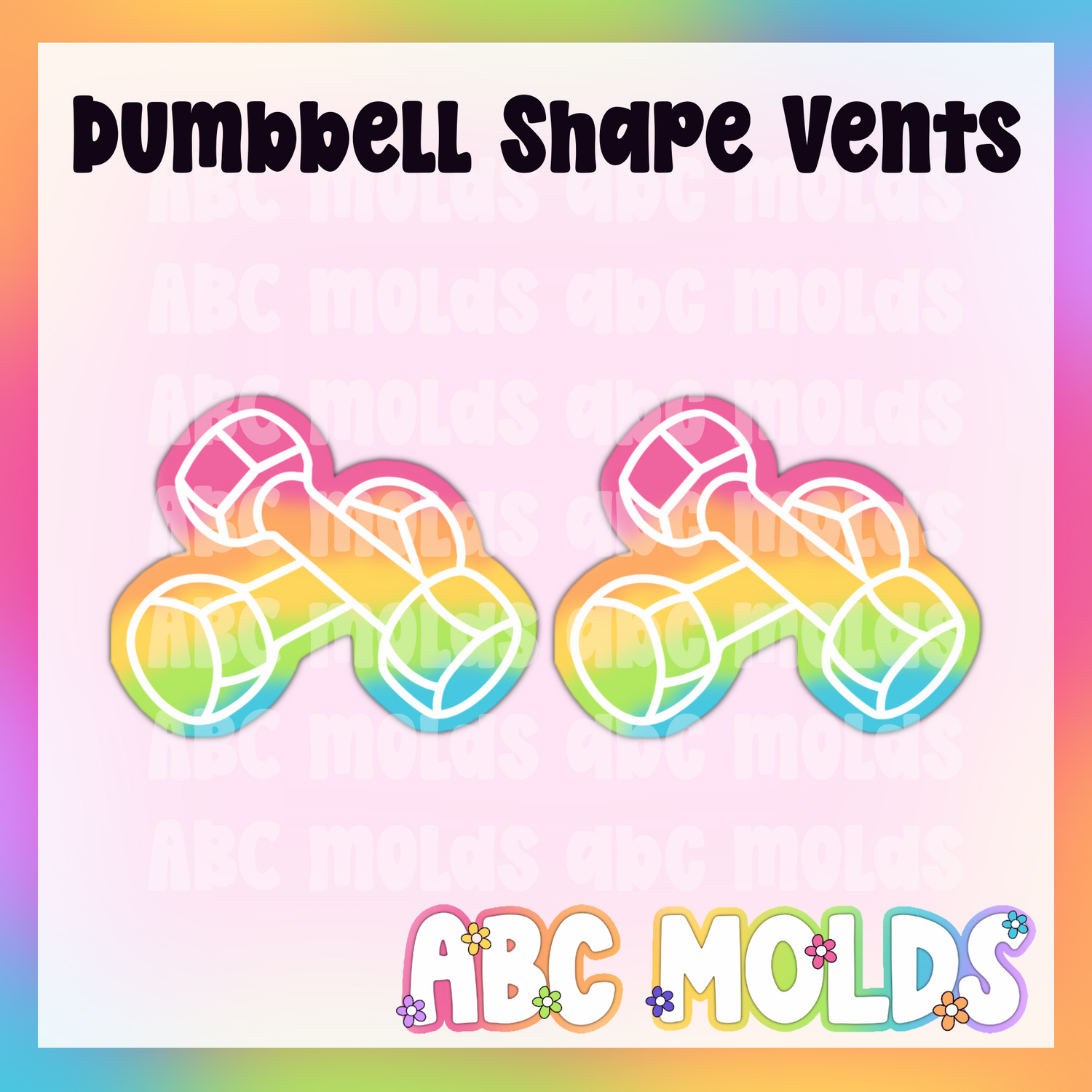 Dumbbell cshaped vents Silicone Mold