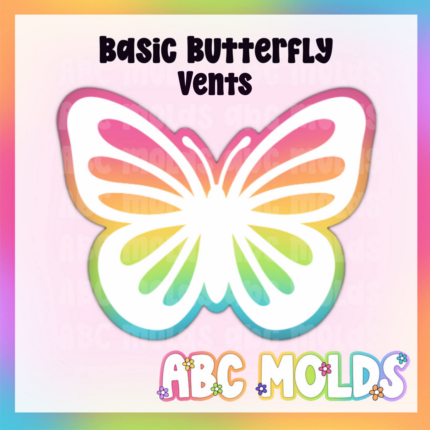 Butterfly Vents Silicone Freshie Mold