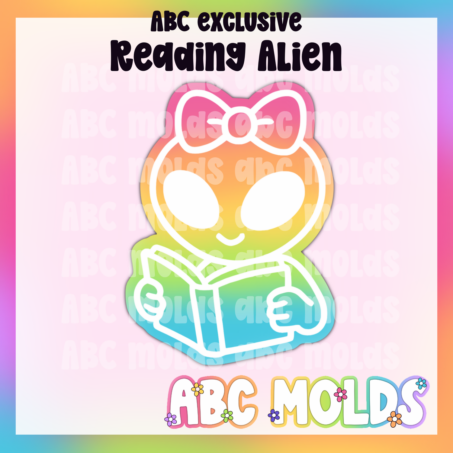 Reading Alien Silicone Freshie Mold