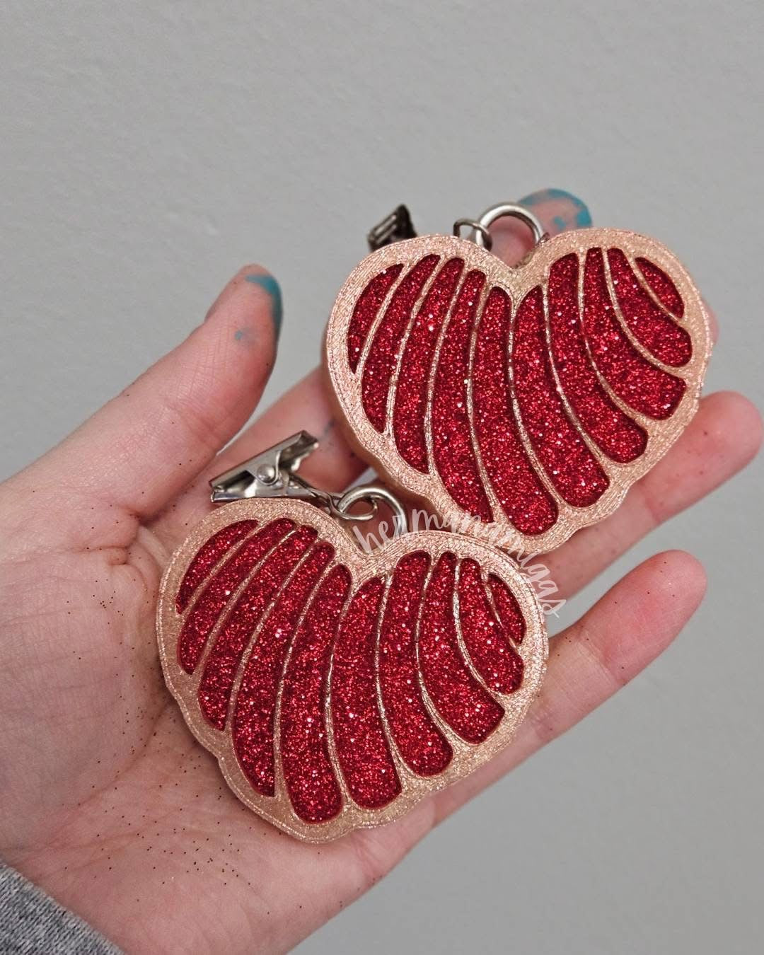 Heart Concha Vents Silicone Mold
