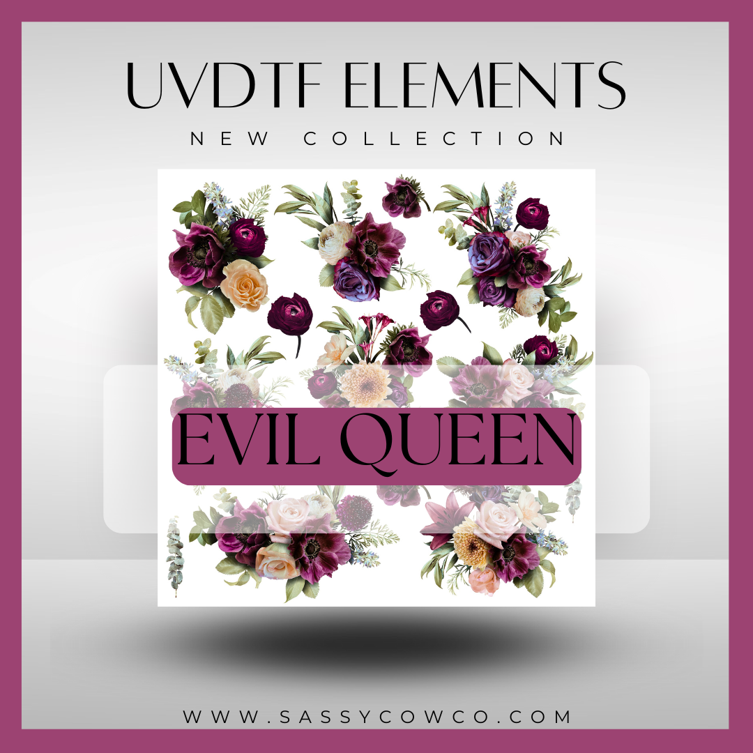 EVIL QUEEN Element Sheet UVDTF