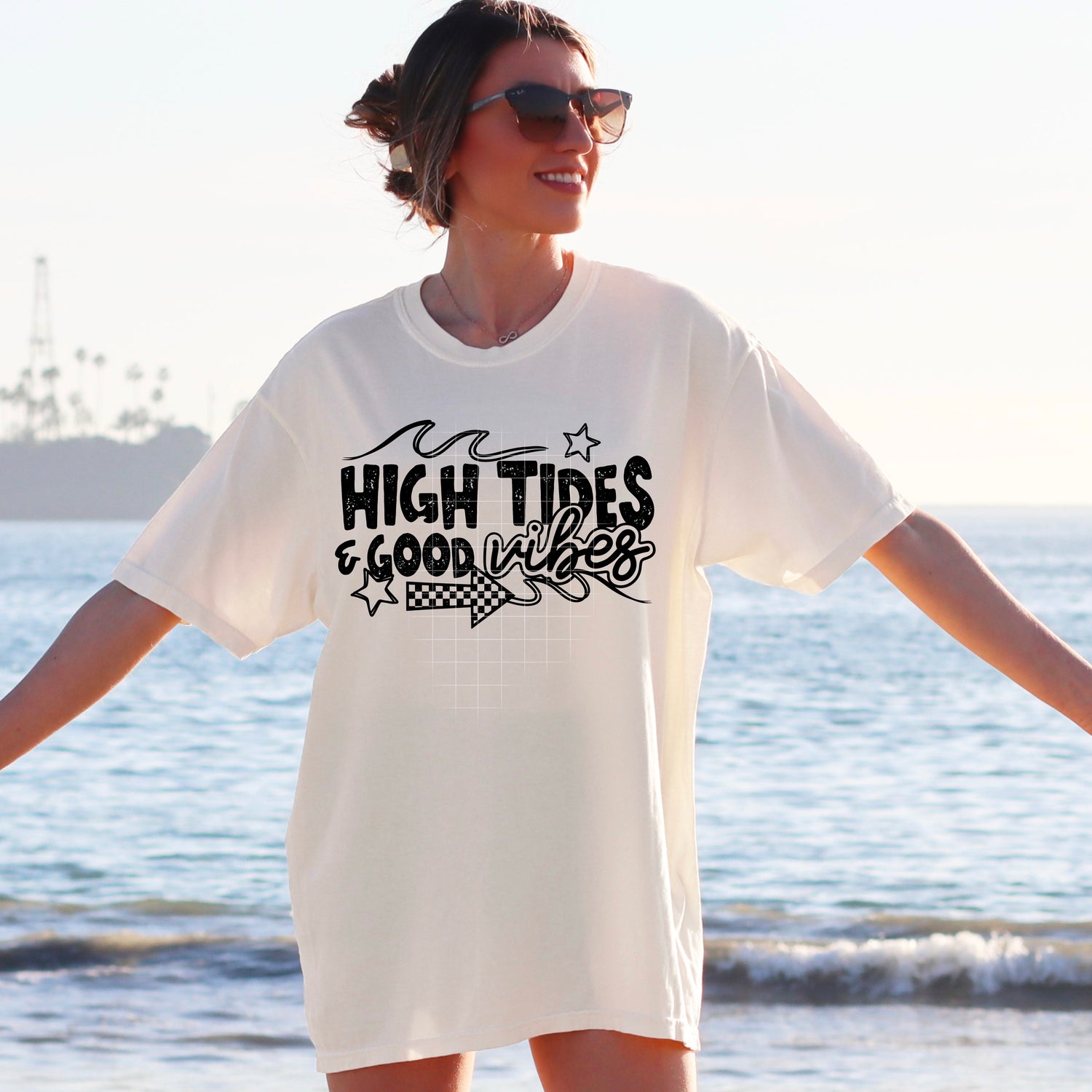 HIGH TIDES, GOOD VIBES DTF Transfer