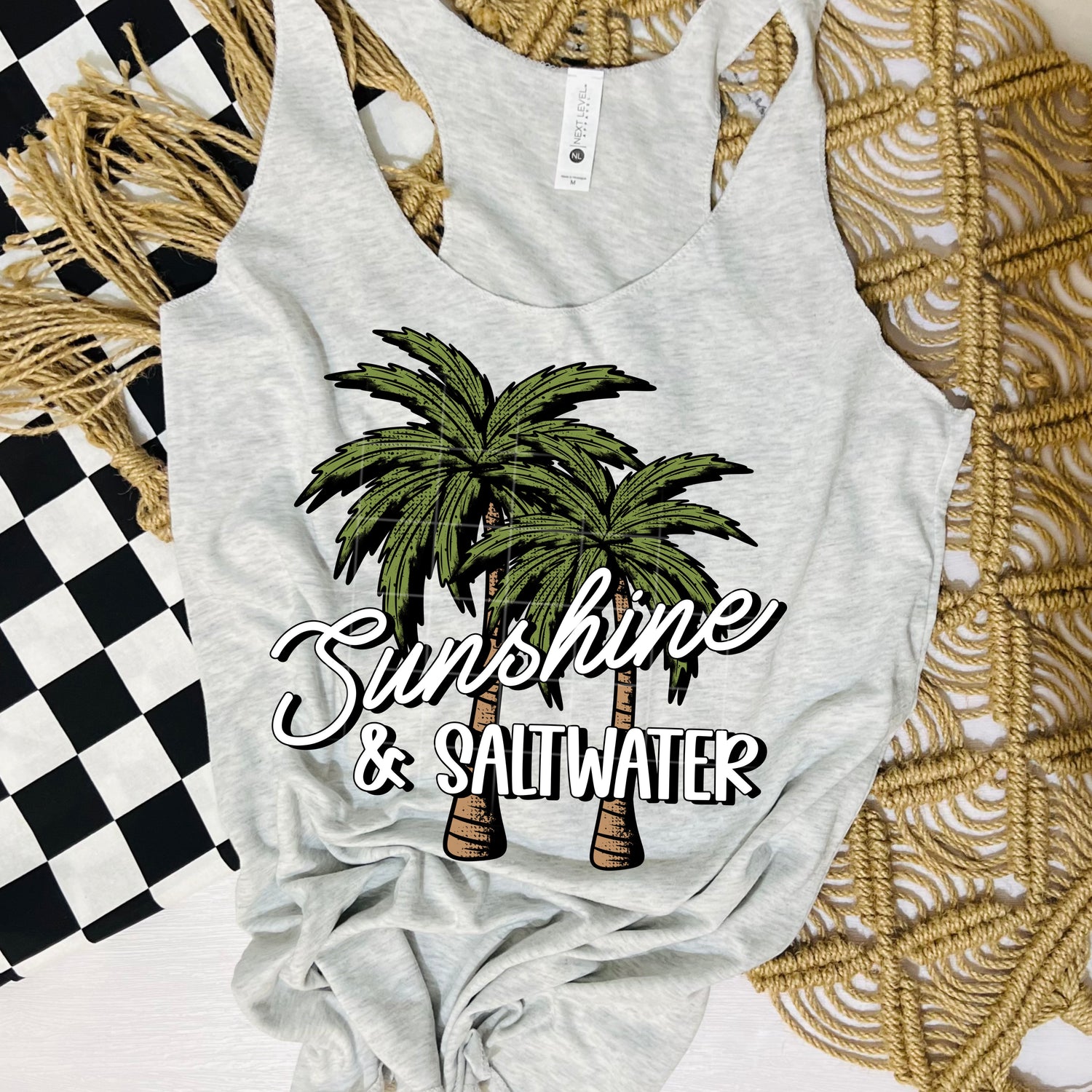SUNSHINE AND SALTWATER  DTF Transfer