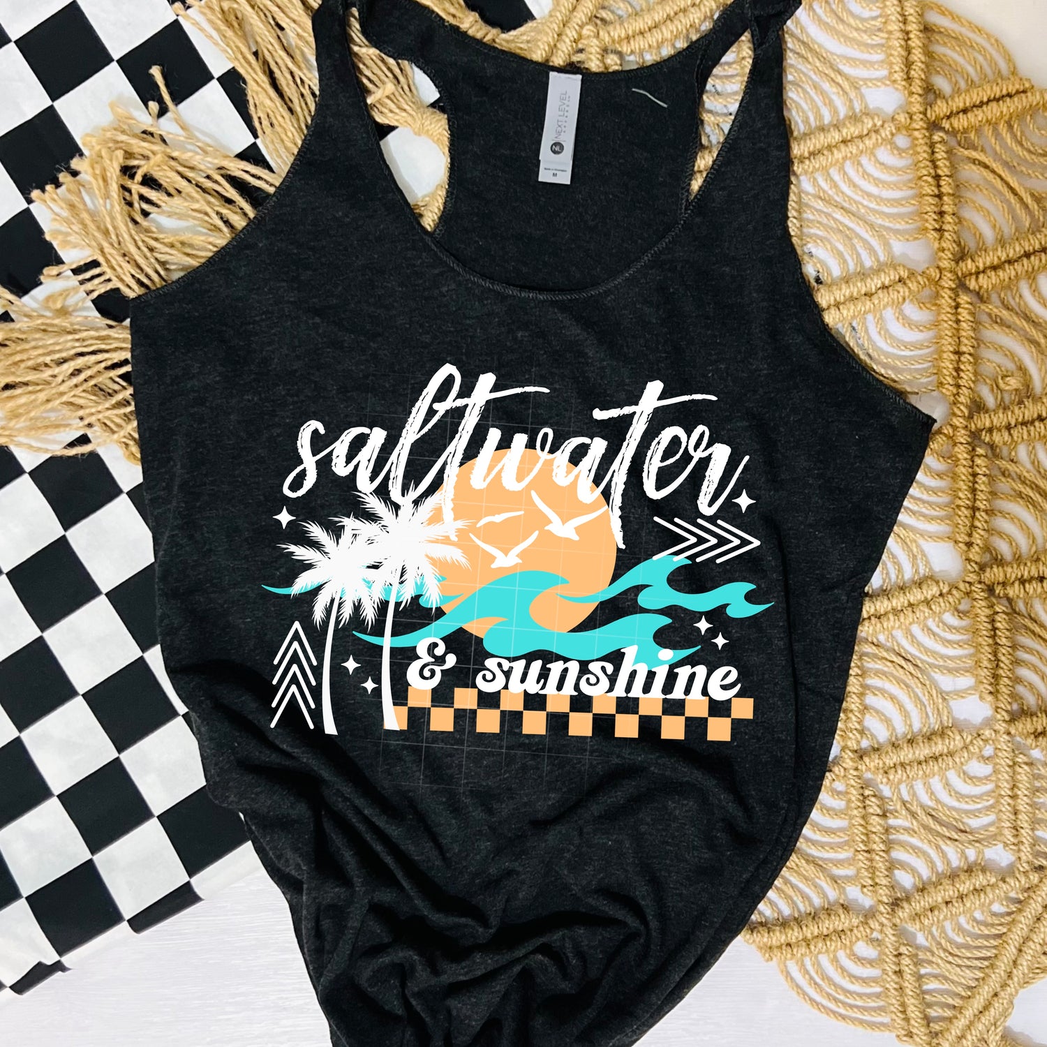 SALTWATER WAVE DTF Transfer
