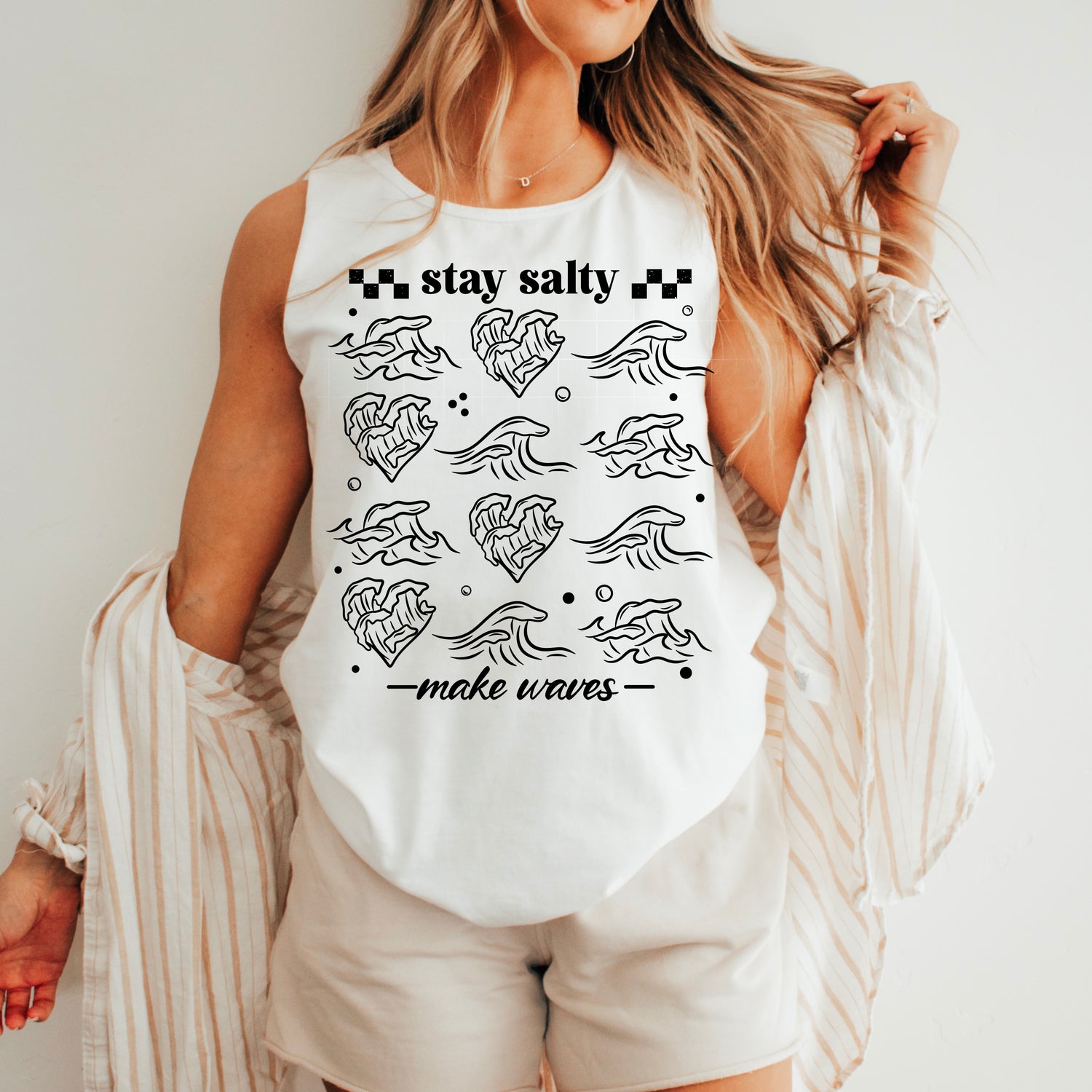 STAY SALTY MAKE WAVES DTF Transfer