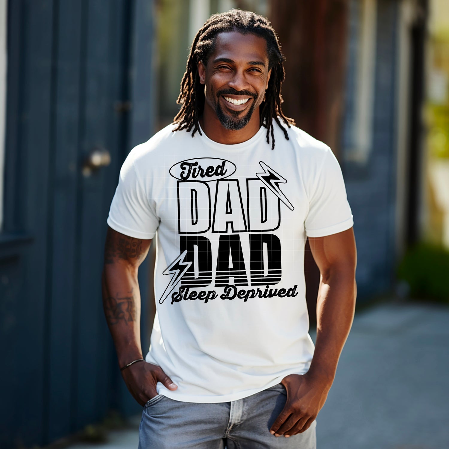 TIRED DAD DTF Transfer
