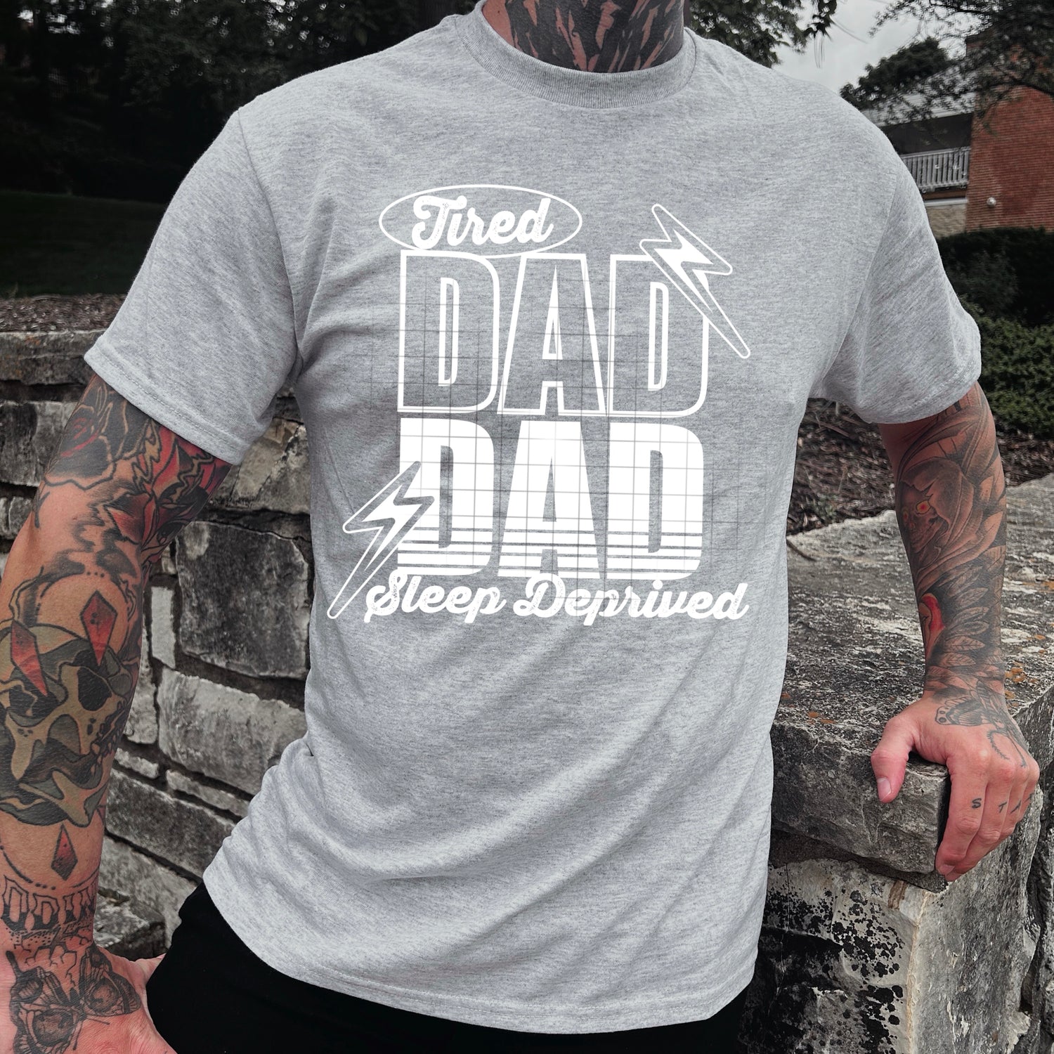 TIRED DAD DTF Transfer
