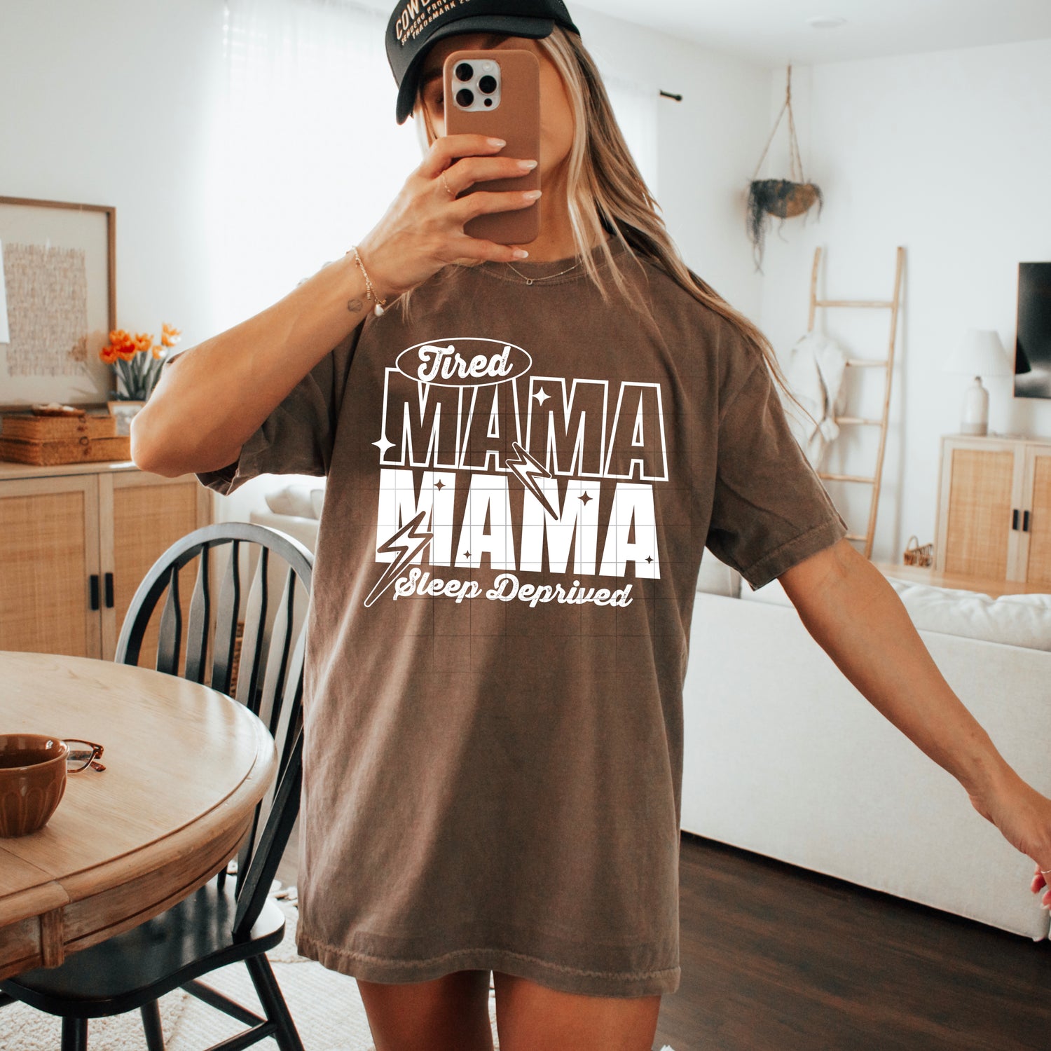 TIRED MAMA DTF Transfer