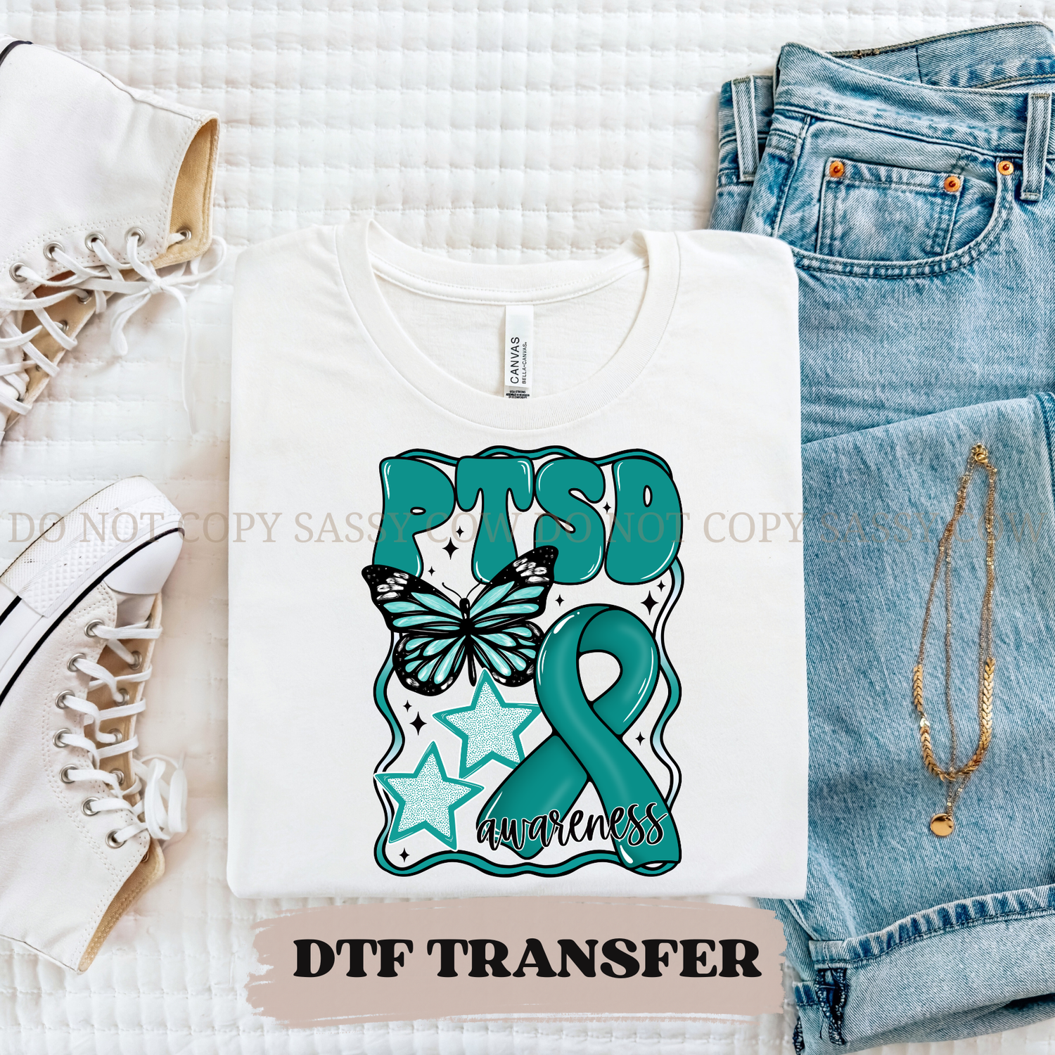 PTSD AWARENESS - DTF TRANSFER 0254