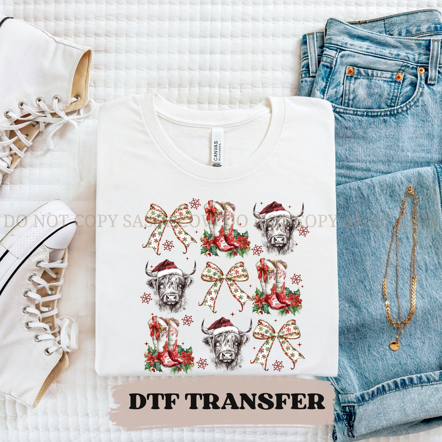 HIGHLAND CHRISTMAS DTF Transfer