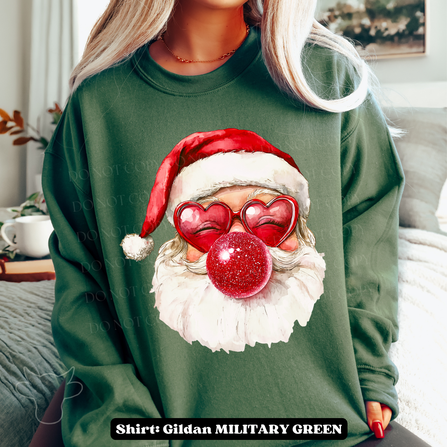 CUTESY SANTA DTF Transfer