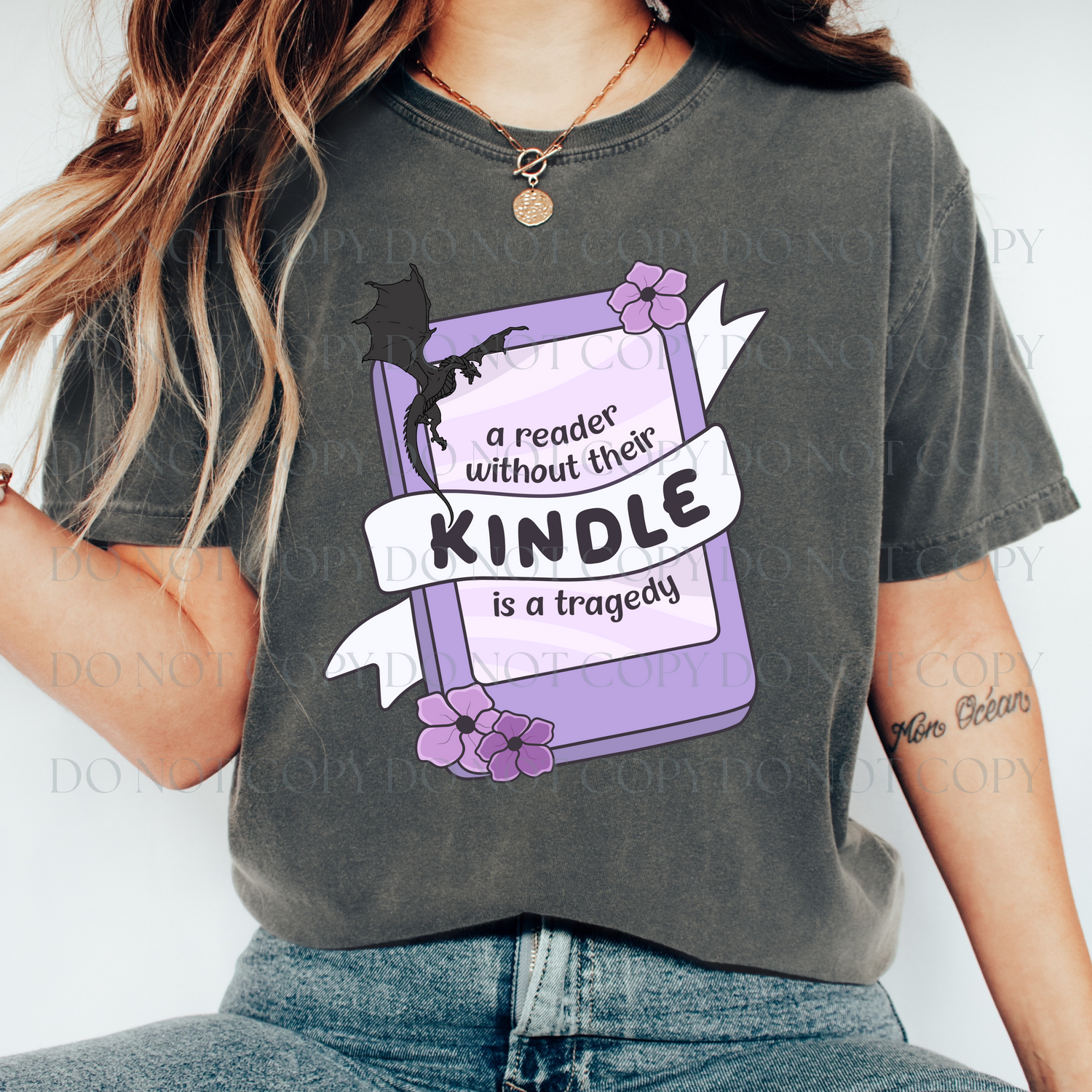 A READER WITHOUT HER KINDLE DTF Transfer