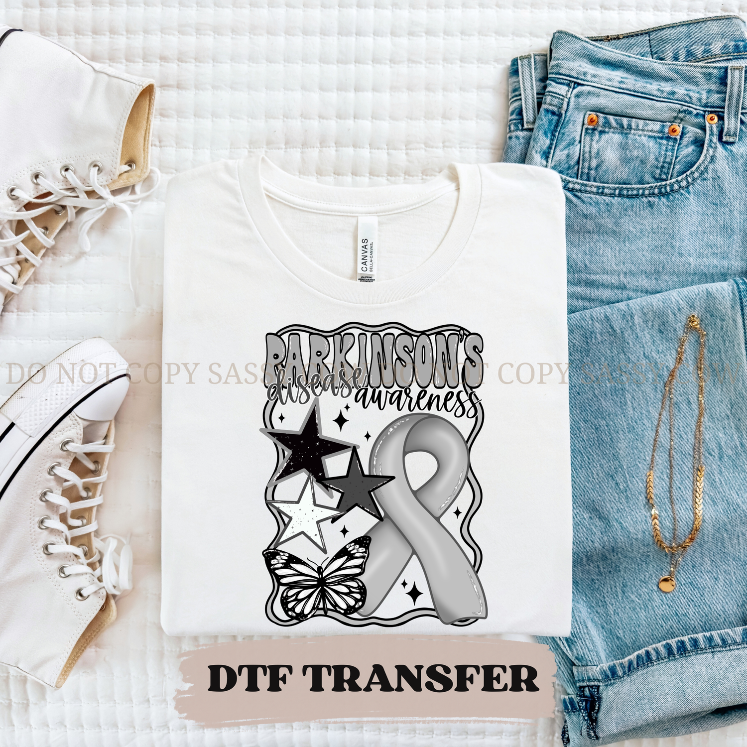 PARKINSONS AWARENESS- DTF TRANSFER 0206