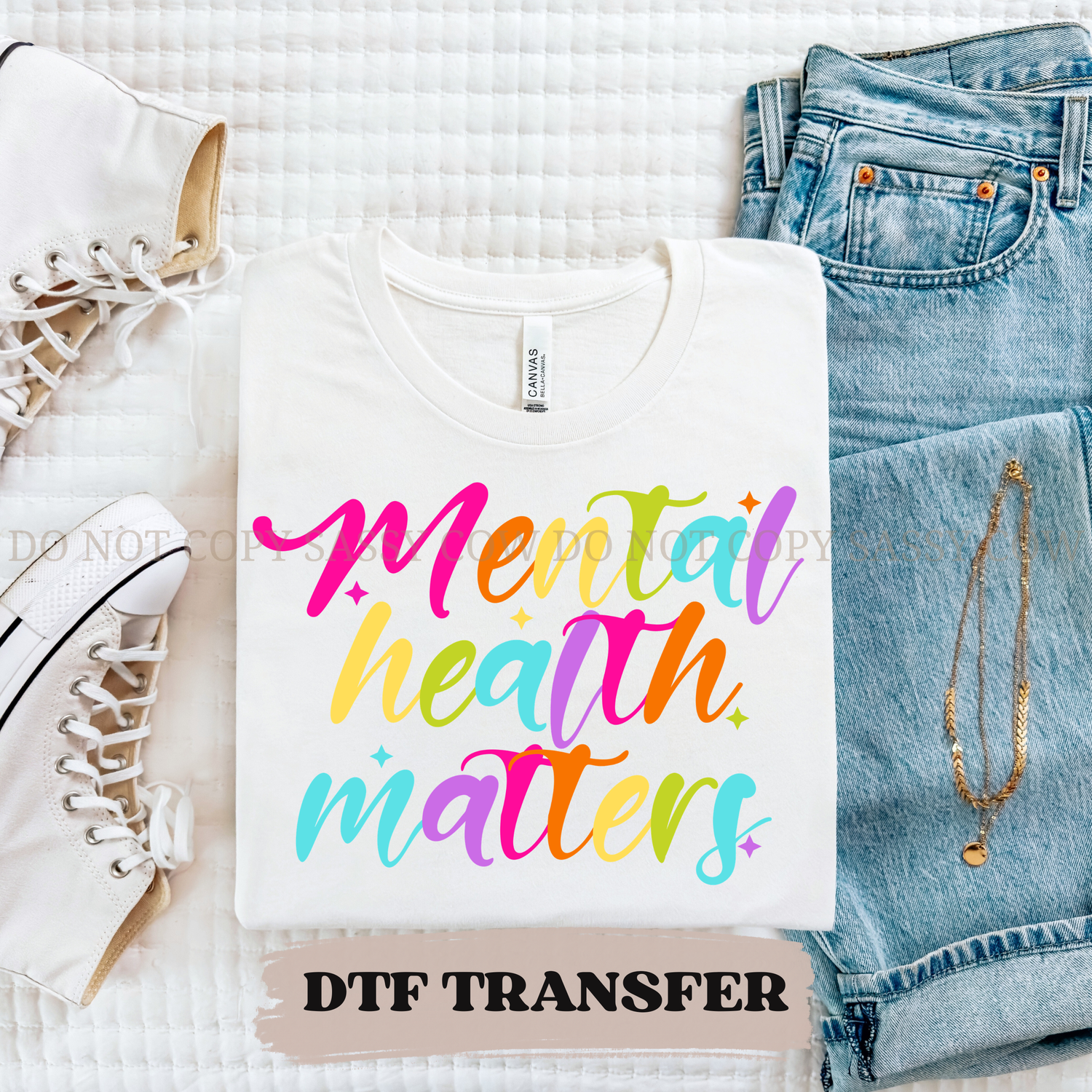 NEON MENTAL HEALTH MATTERS - DTF TRANSFER 0239