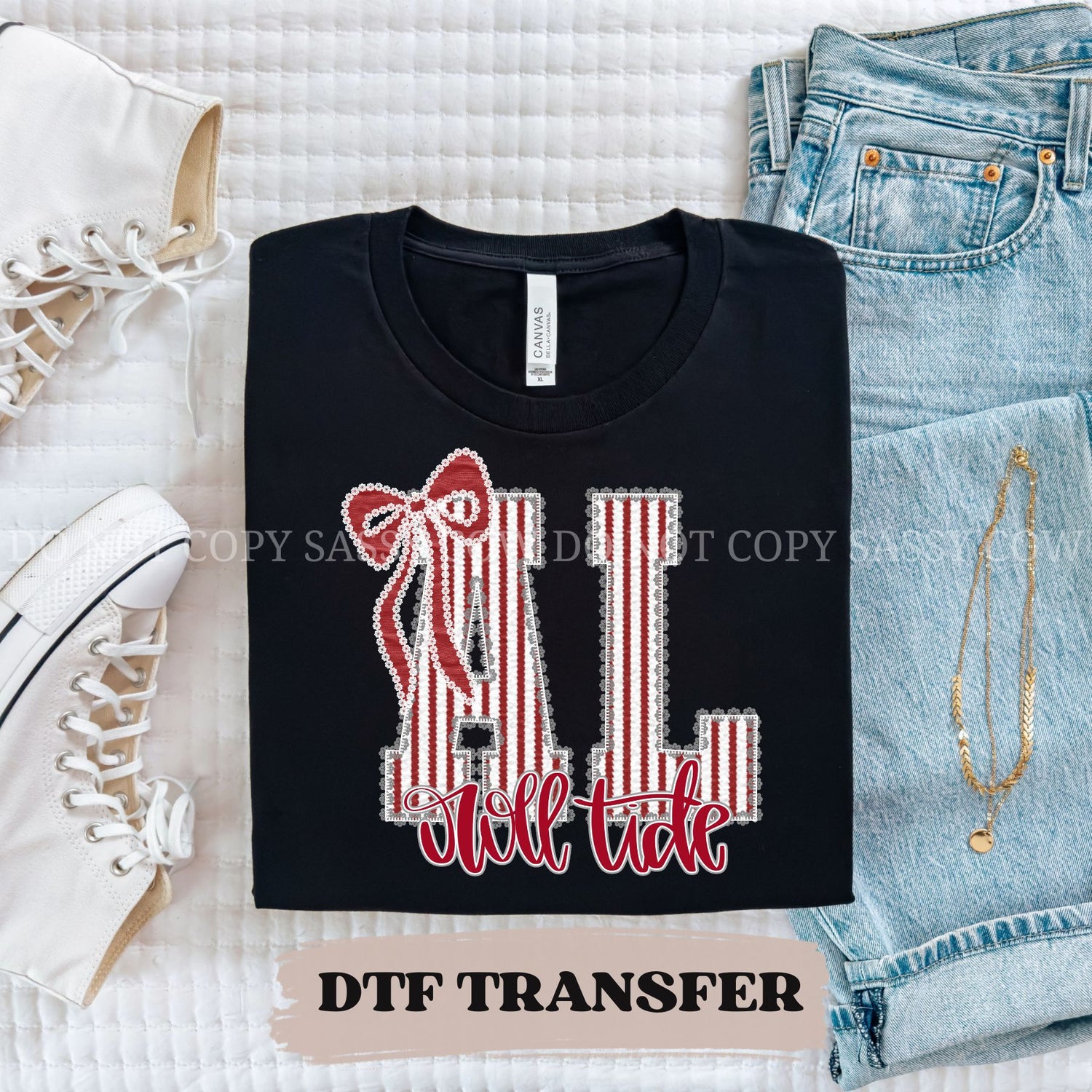 AL ROLLTIDE  SEERSUCKER - DTF TRANSFER 050