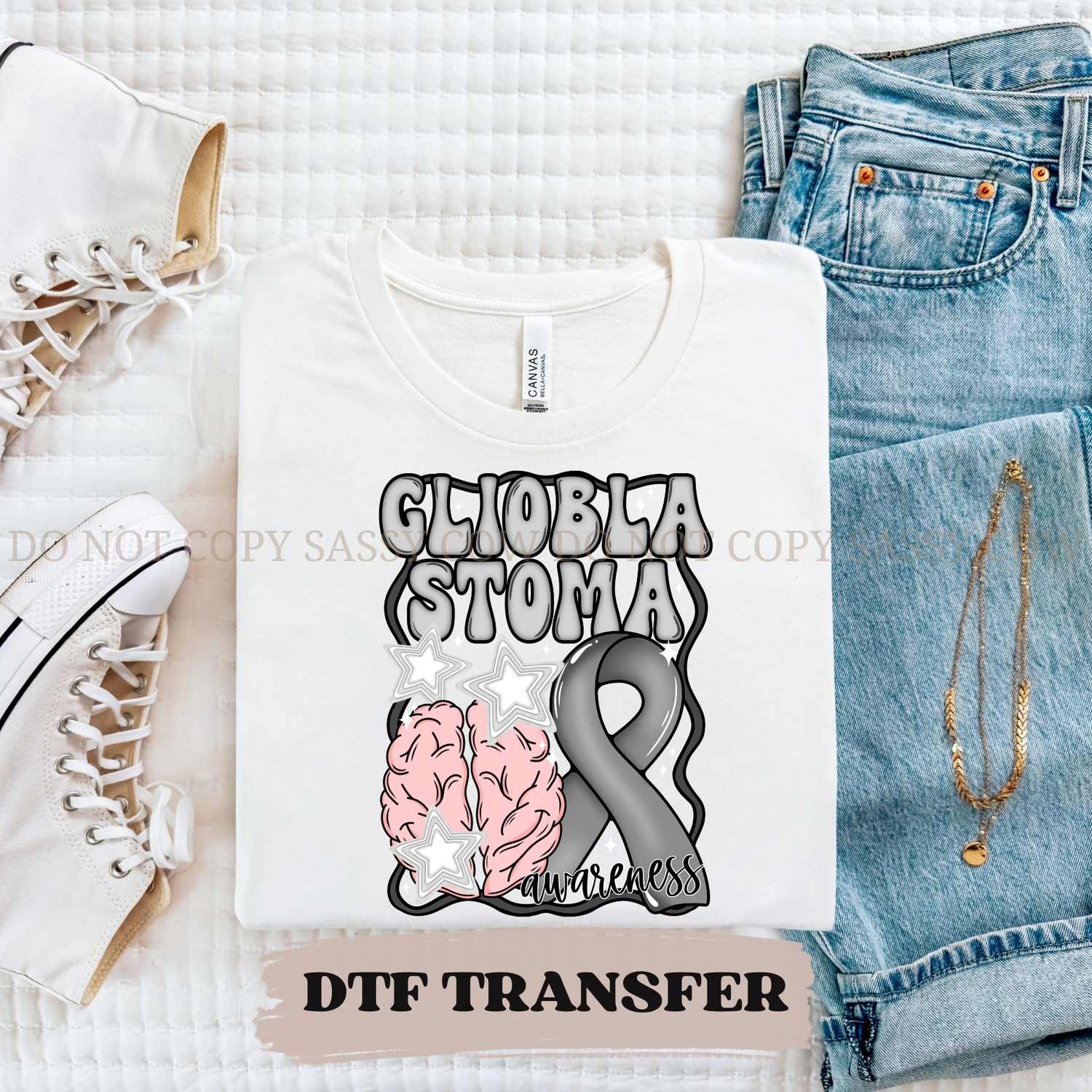 GLIOBLASTOMA AWARENESS- DTF TRANSFER 0214