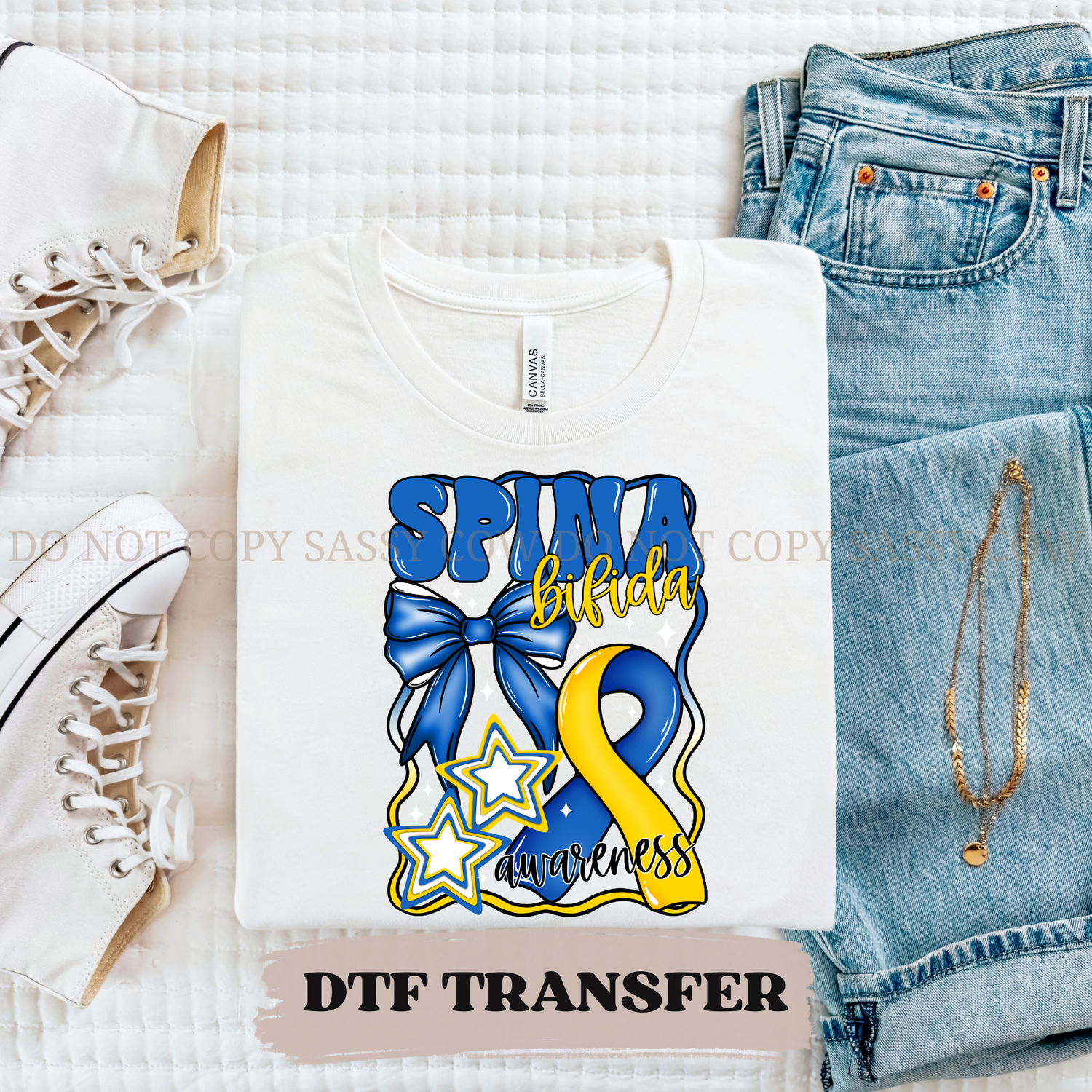 SPINA BIFIDA AWARENESS- DTF TRANSFER 0220