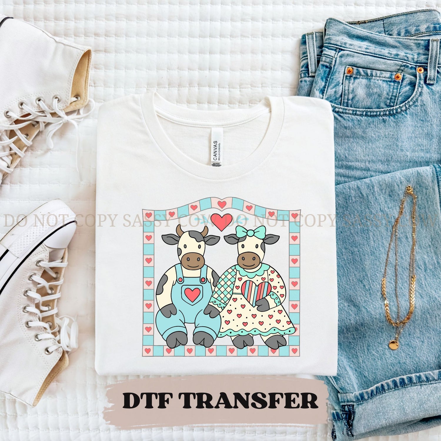 COUNTRY LOVIN' COWS  - DTF TRANSFER 030