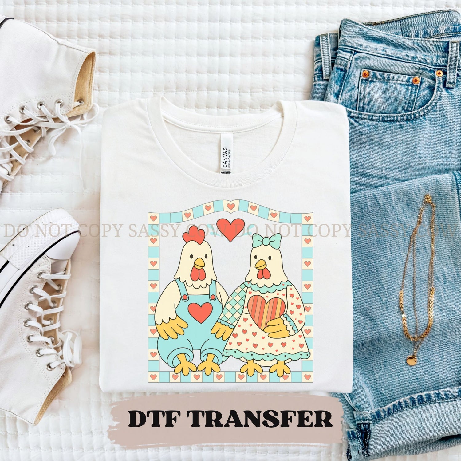 COUNTRY LOVIN' CHICKENS  - DTF TRANSFER 031