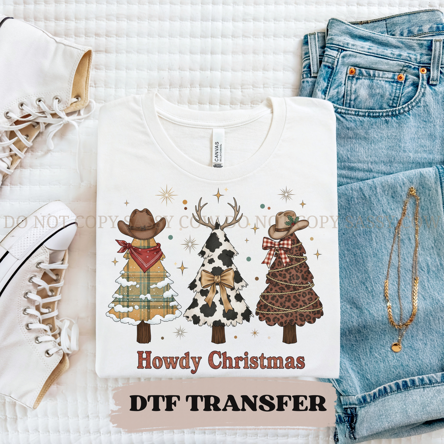 HOWDY CHRISTMAS DTF Transfer