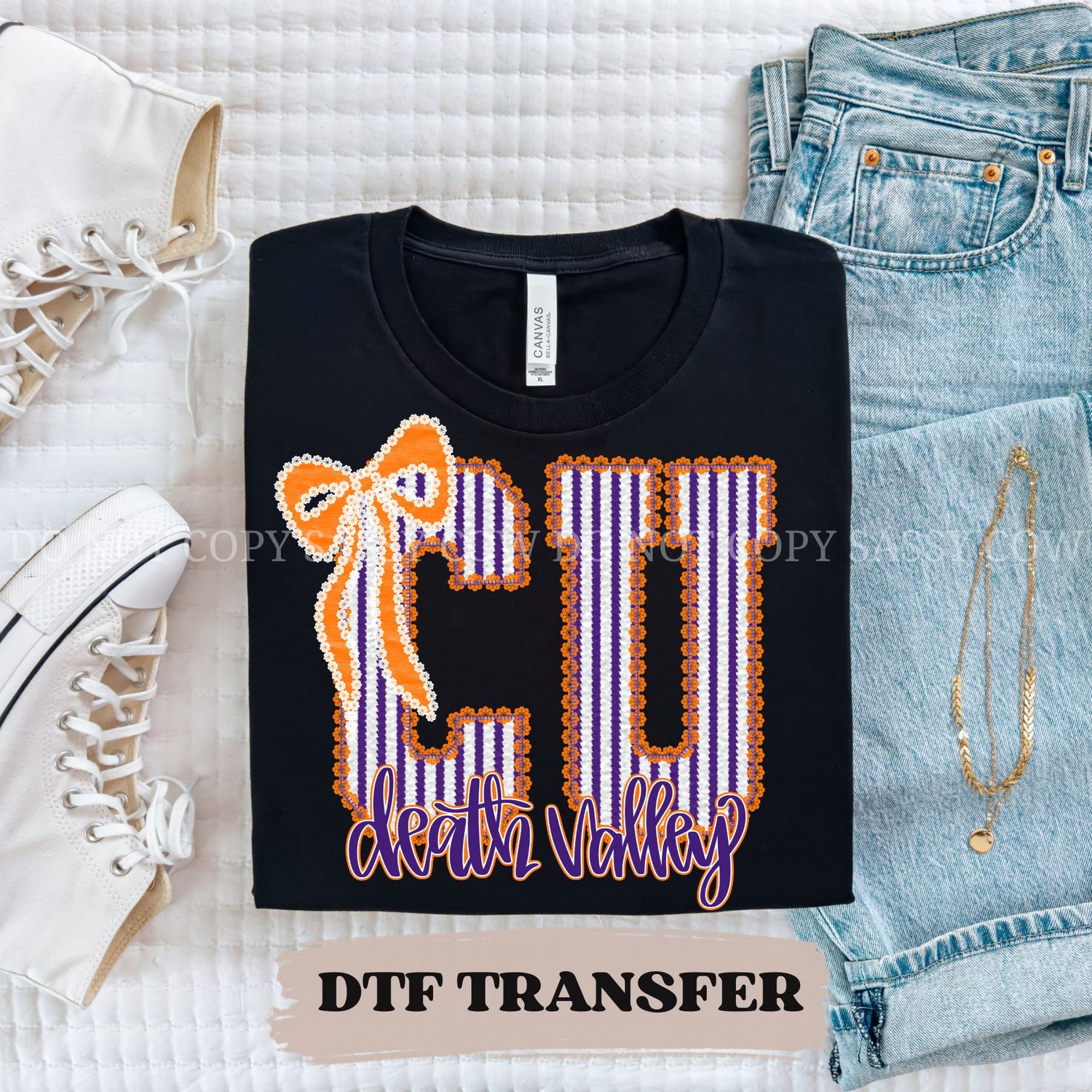 CU DEATH VALLEY SEERSUCKER - DTF TRANSFER 056