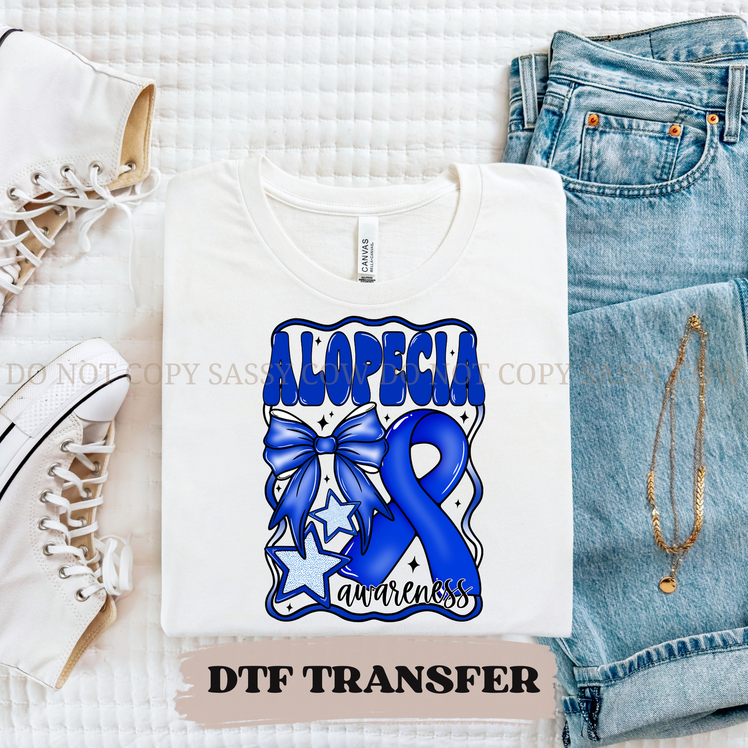 ALOPECIA AWARENESS - DTF TRANSFER 0244